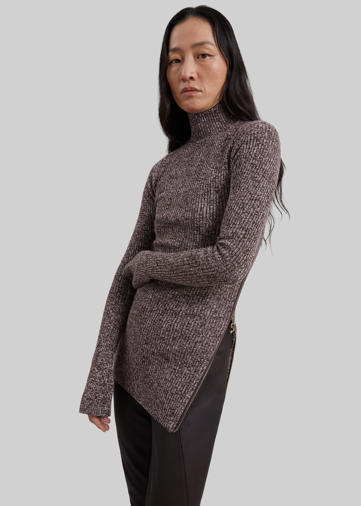 Sportmax Bouquet Wool Sweater - Chocolate