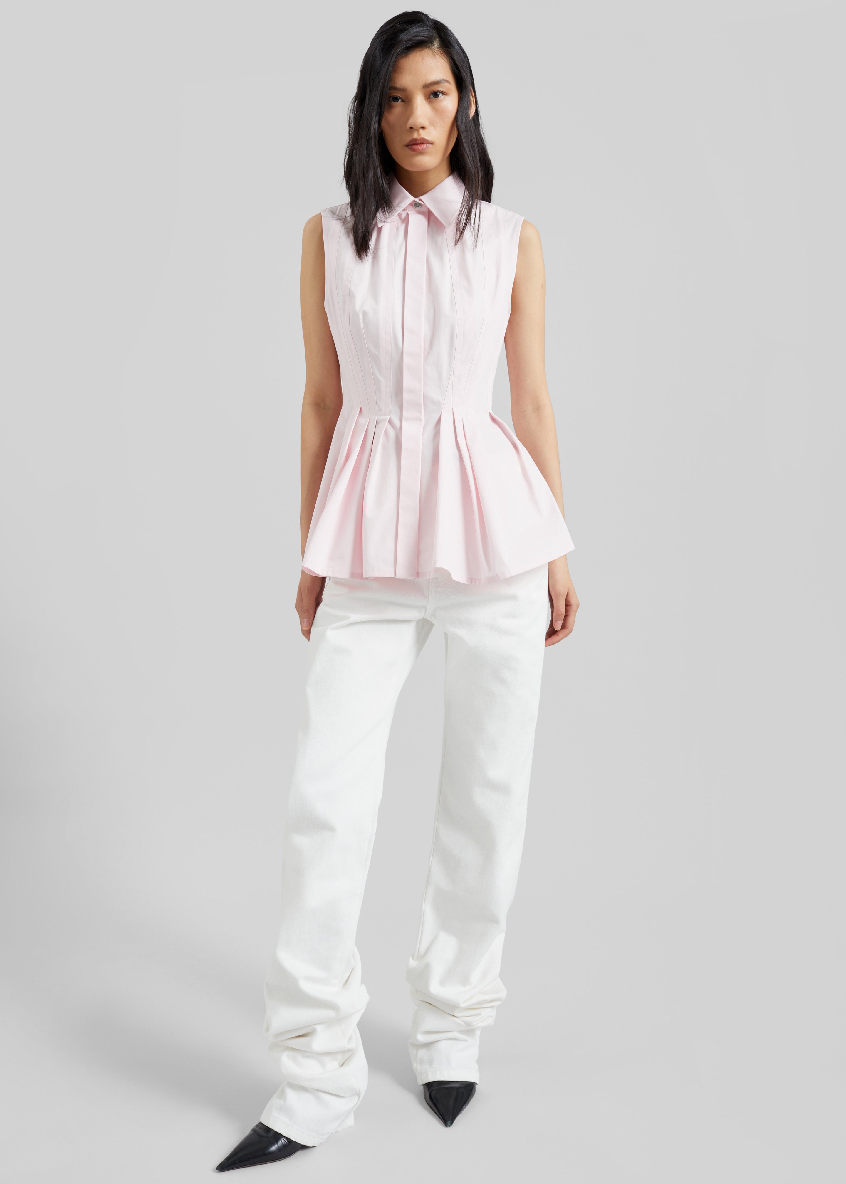 Sportmax Certosa Sleeveless Top - Pink - 3