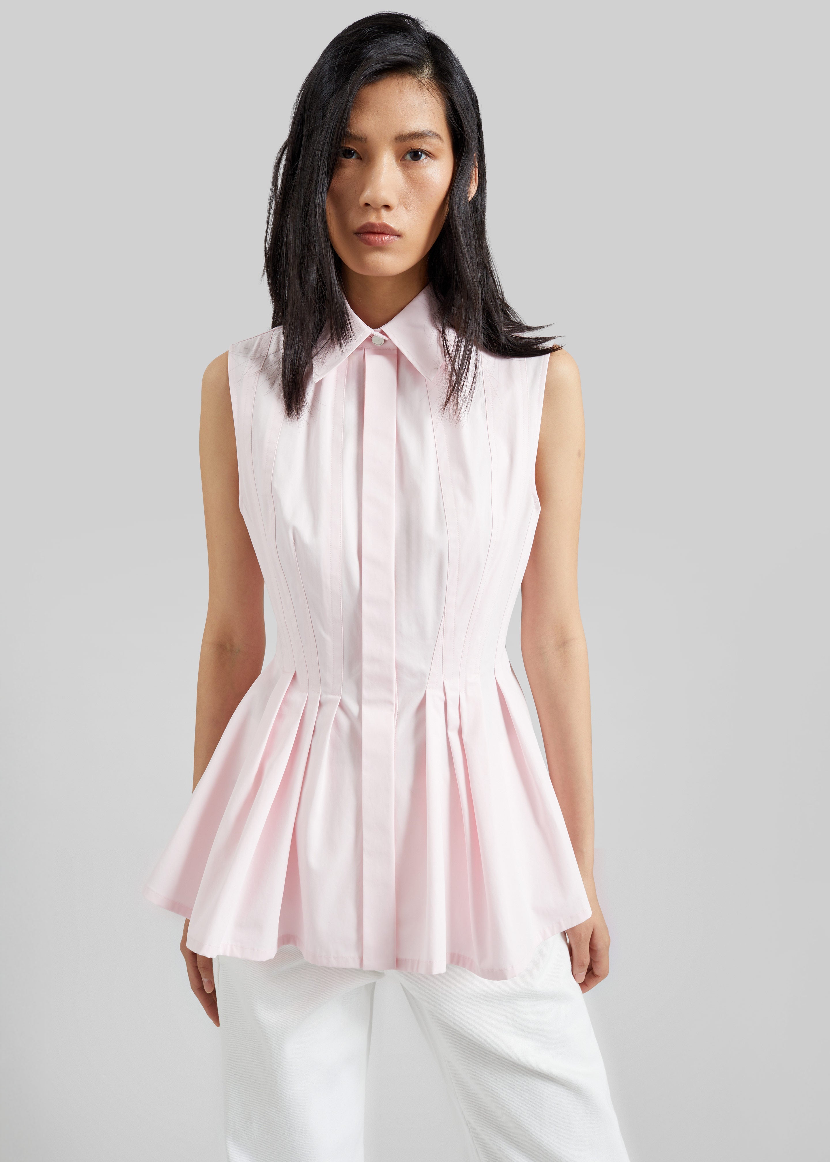 Sportmax Certosa Sleeveless Top - Pink - 1