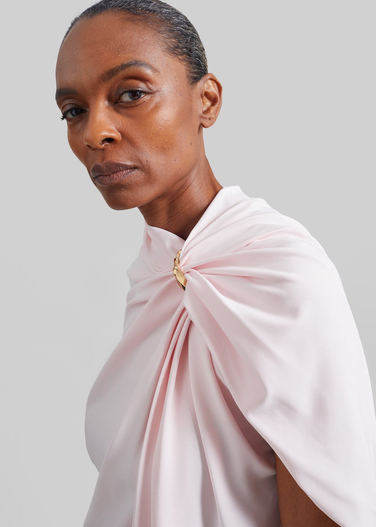 Sportmax abito corto Epoche drappeggiato - Rosa