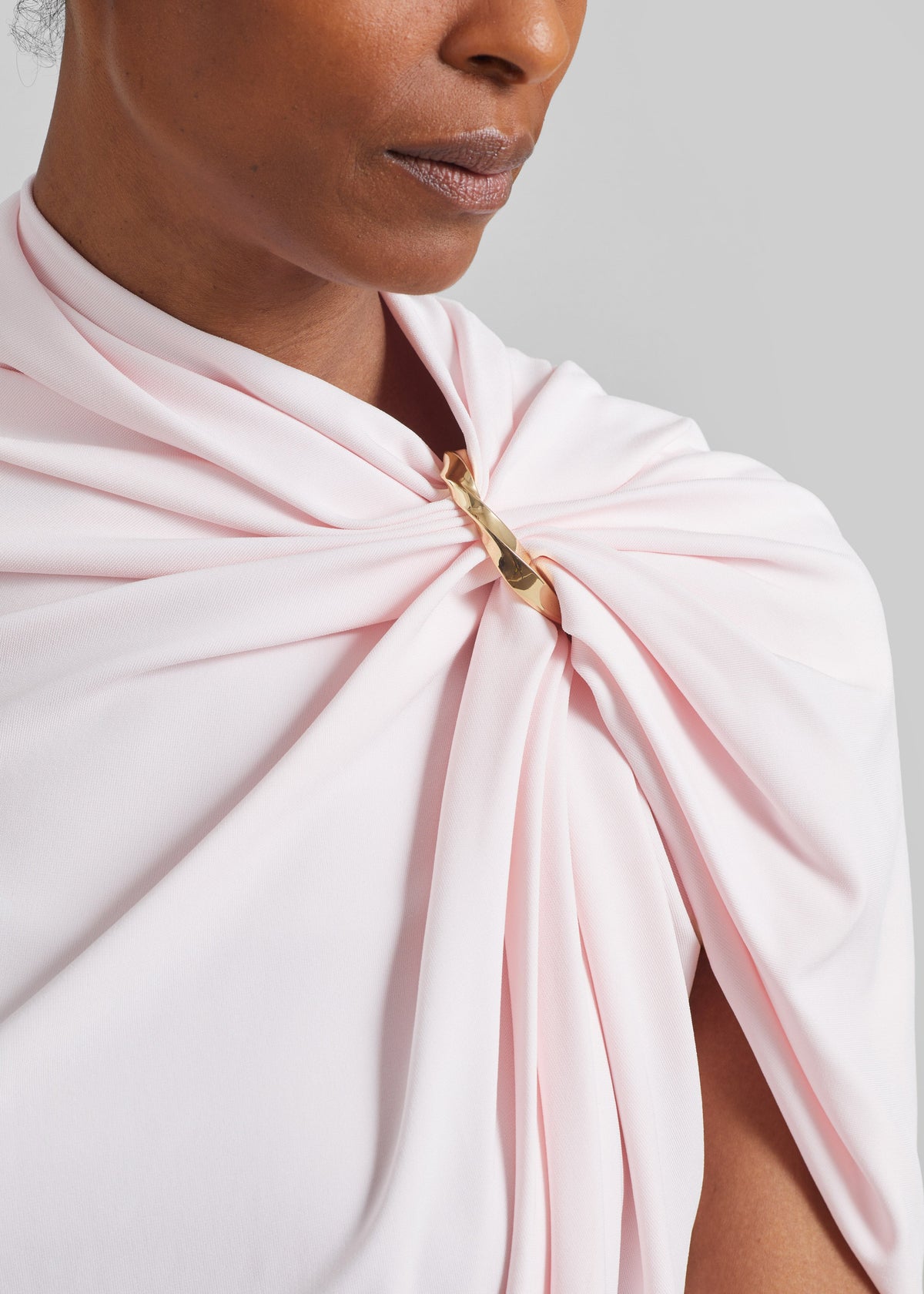 Sportmax abito corto Epoche drappeggiato - Rosa