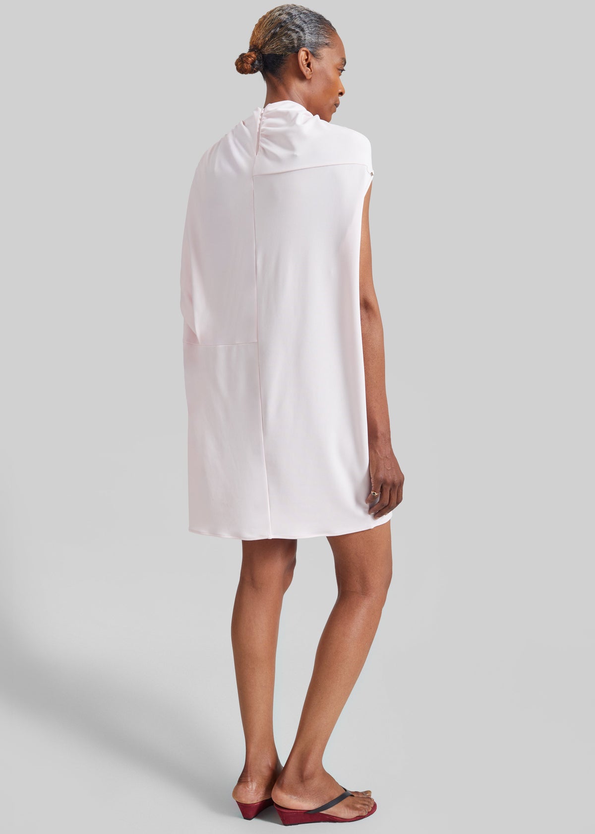 Sportmax abito corto Epoche drappeggiato - Rosa