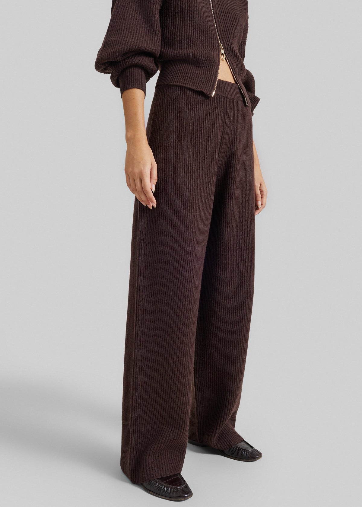 Sportmax Goloso Oversized Trousers - Chocolate
