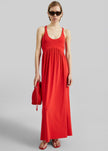 Sportmax Panino Long Dress - Coral