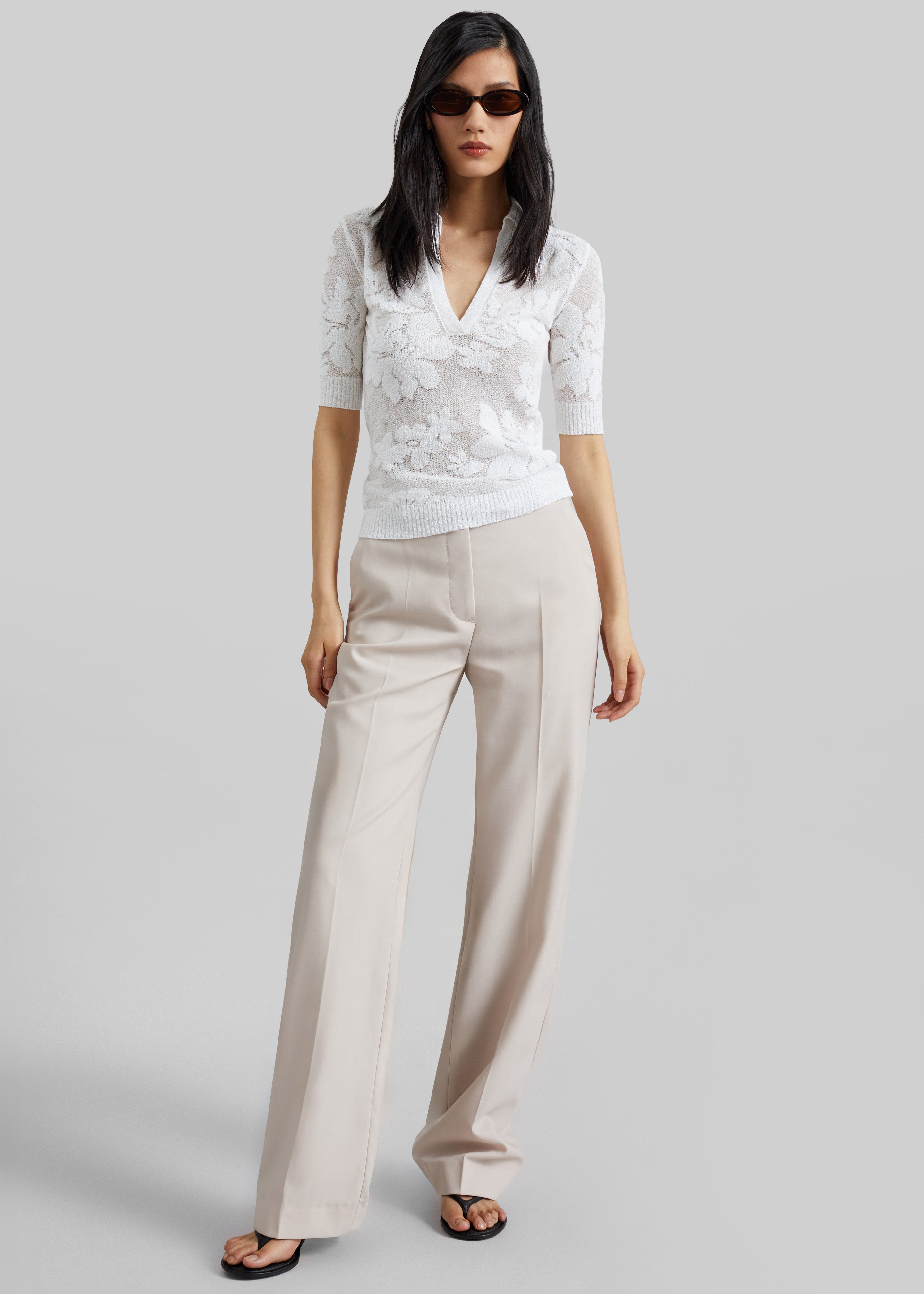 Sportmax Tabarin Polo Shirt - White - 3