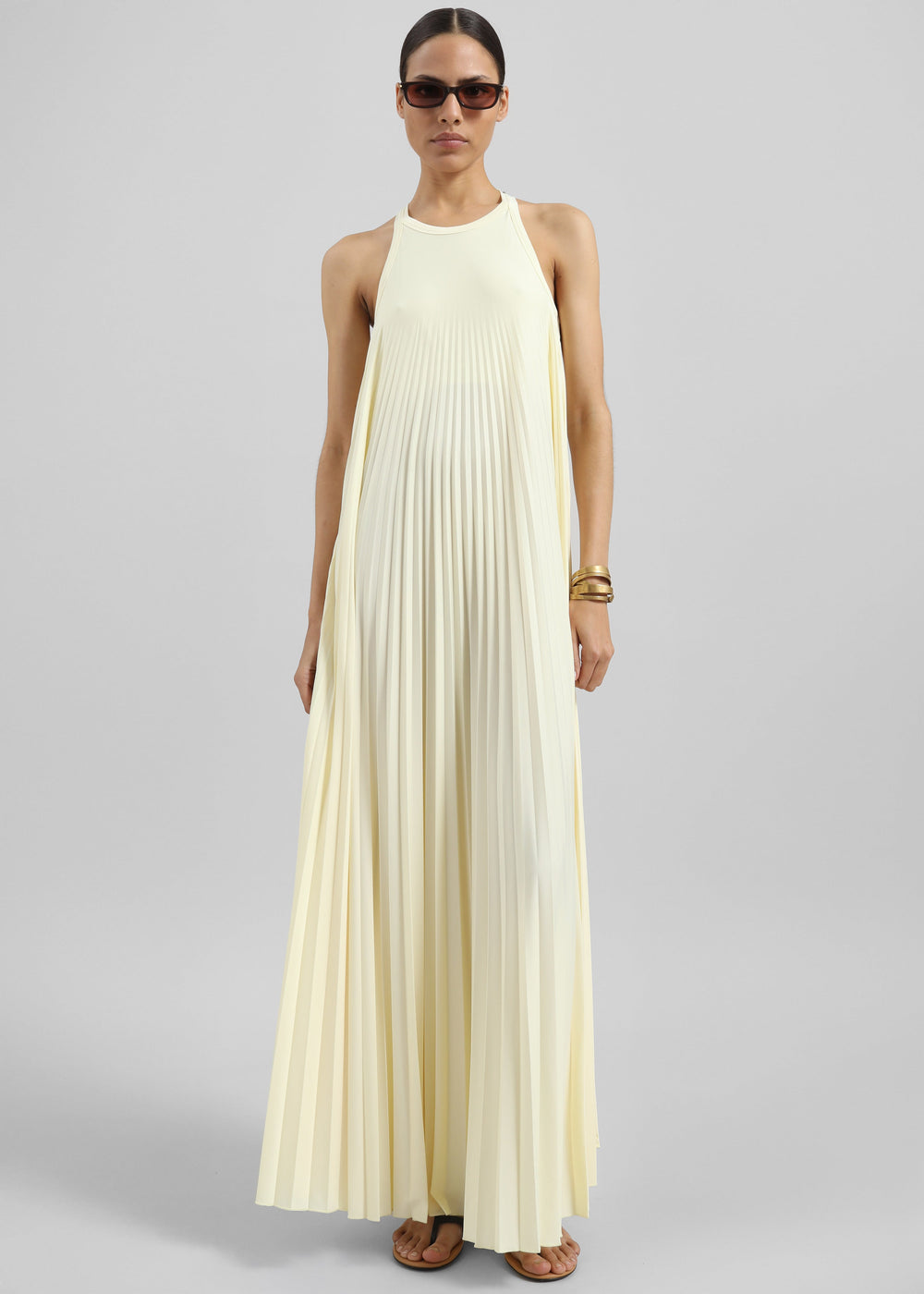 Sportmax Verdier Dress - Light Yellow