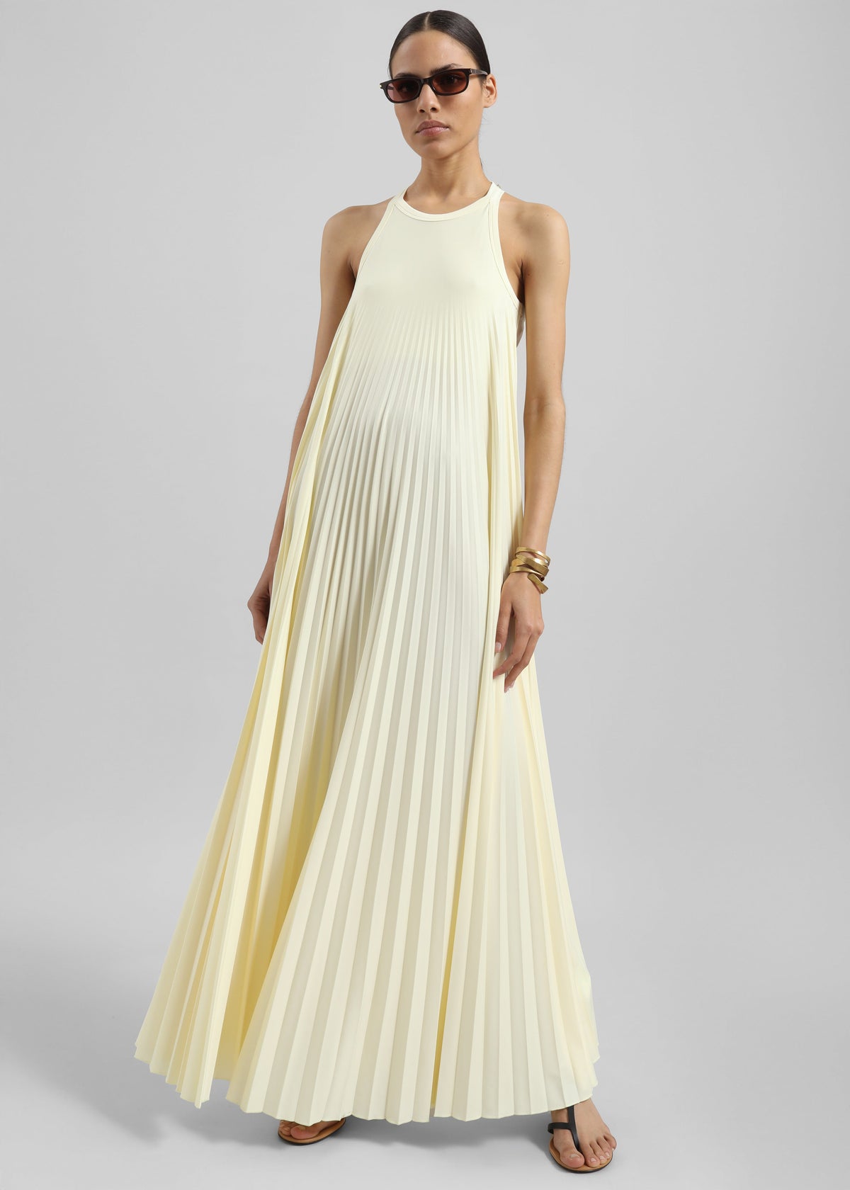 Sportmax Verdier Dress - Light Yellow - 3