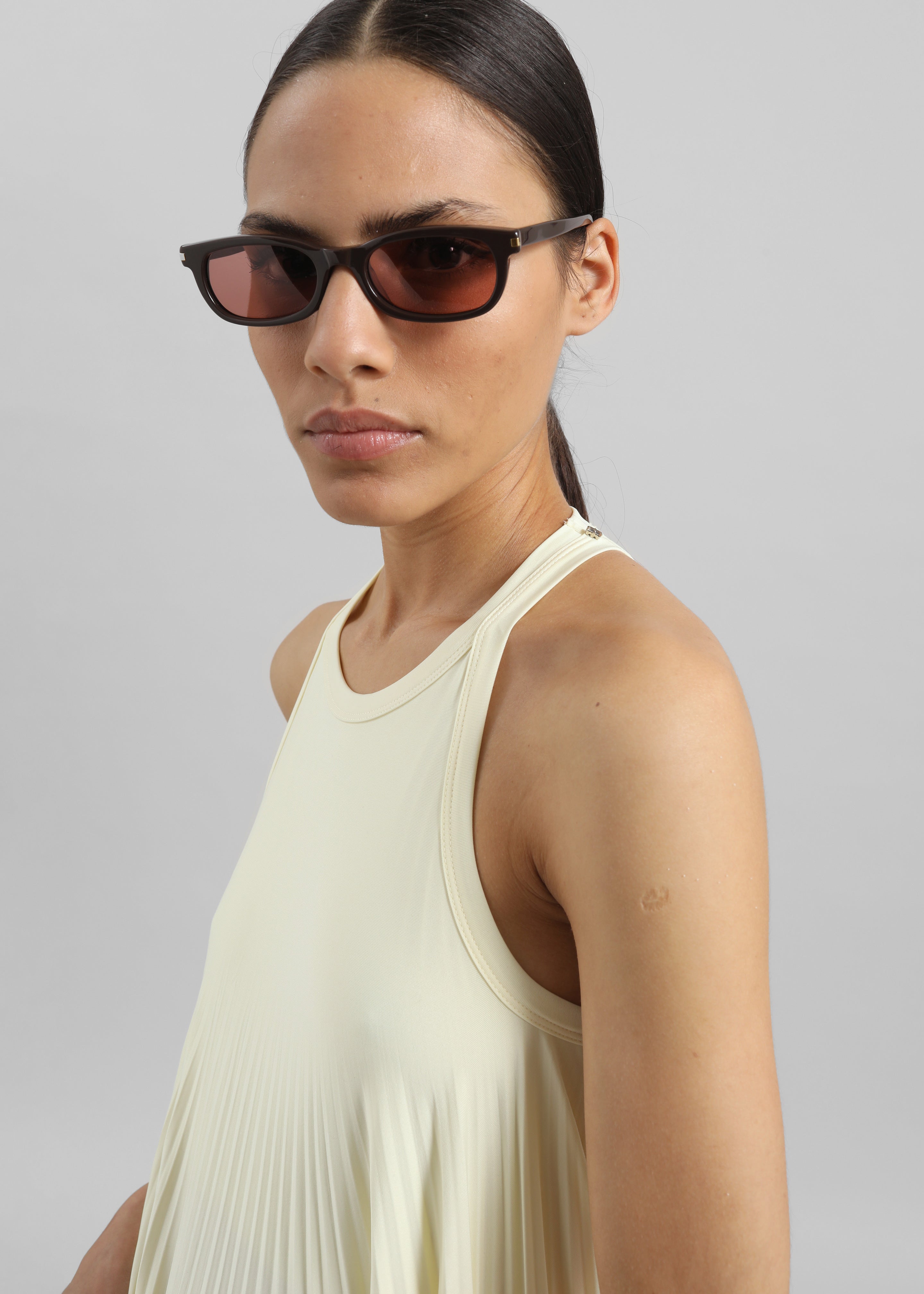 Sportmax Verdier Dress - Light Yellow - 4