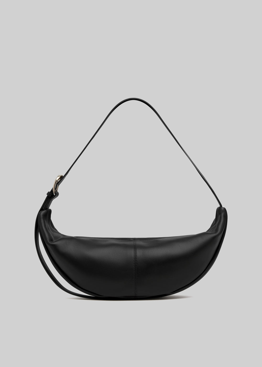 St. Agni Adjustable Slim Crescent Bag - Black