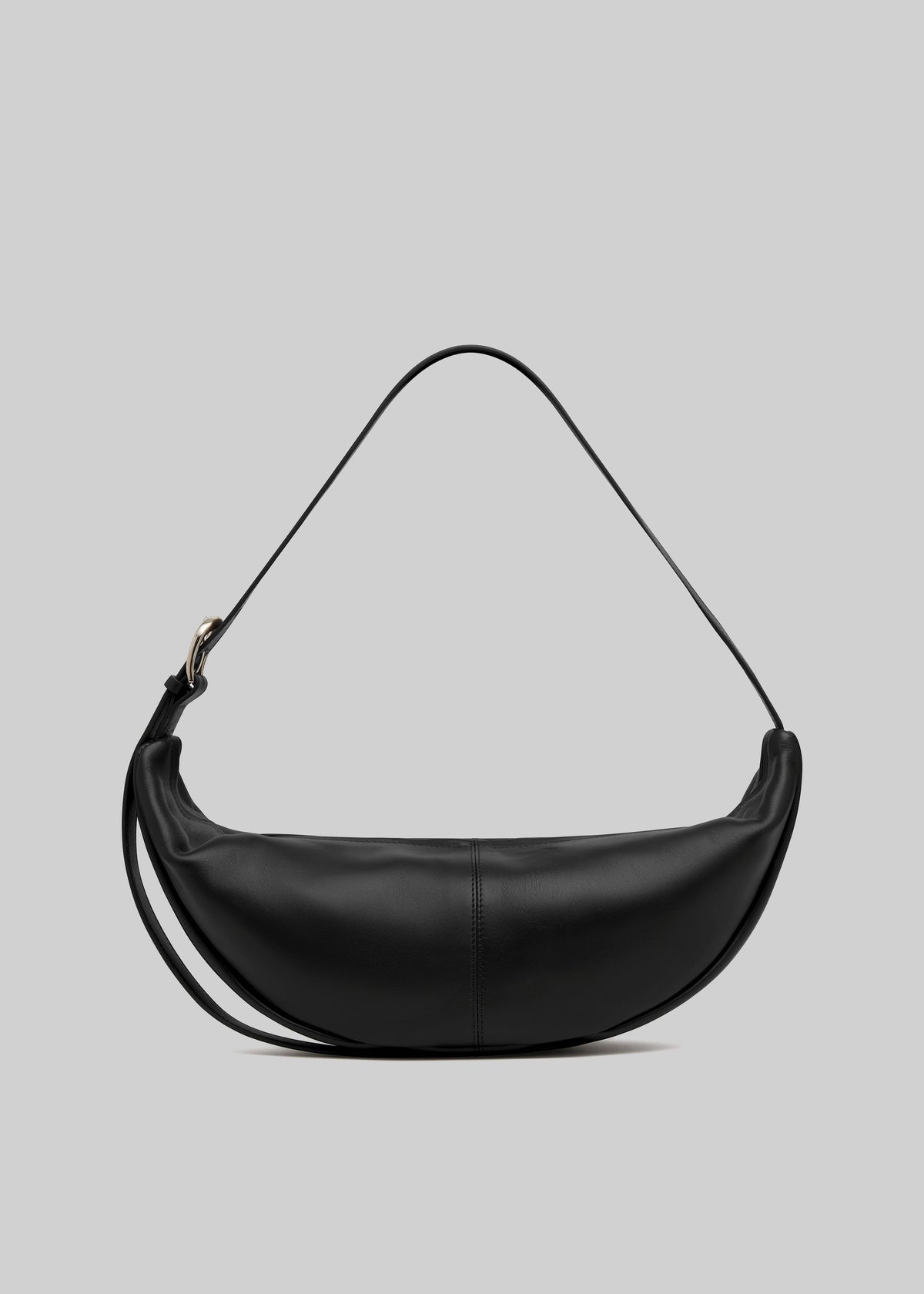St. Agni Adjustable Slim Crescent Bag - Black - 1