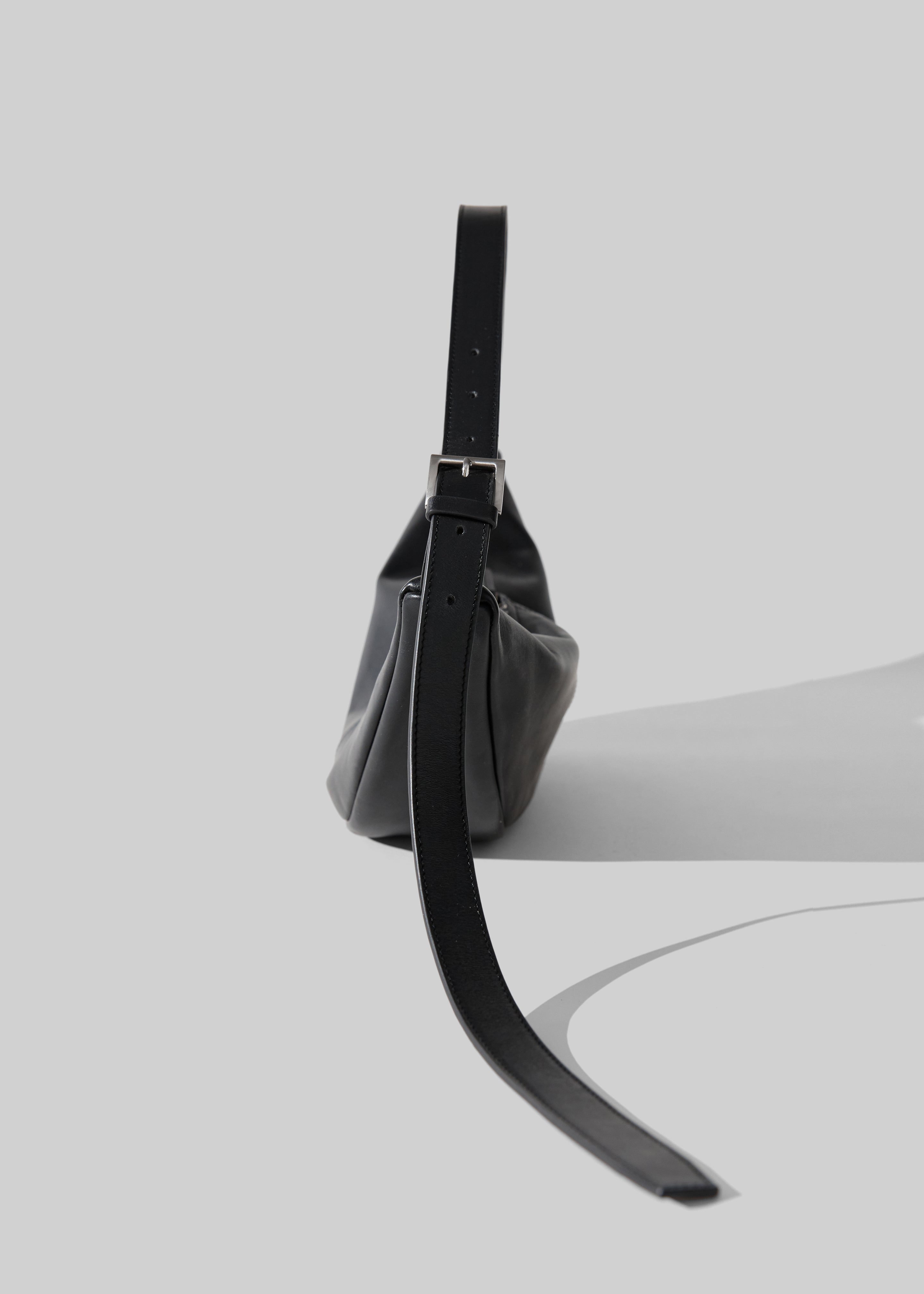 St. Agni Adjustable Slim Crescent Bag - Black - 6