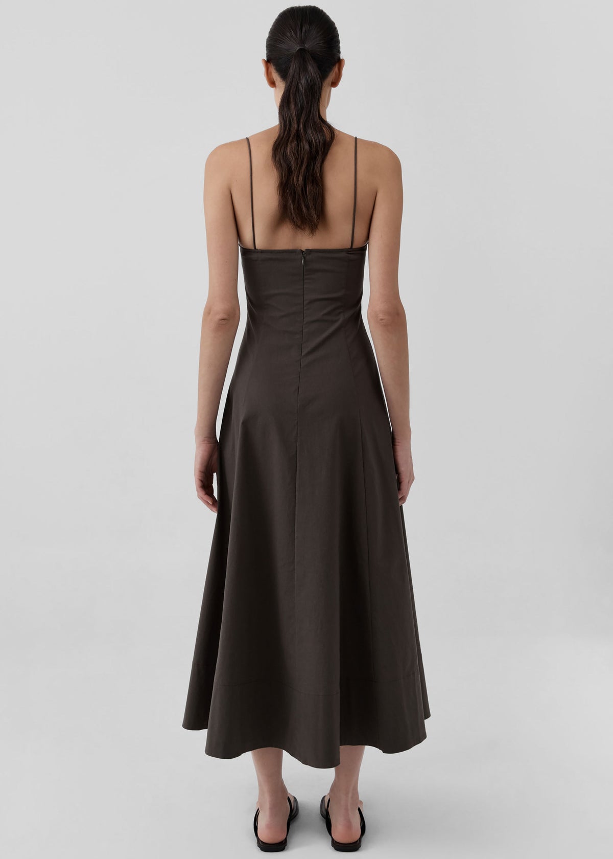 St. Agni robe caraco - Marron - 5
