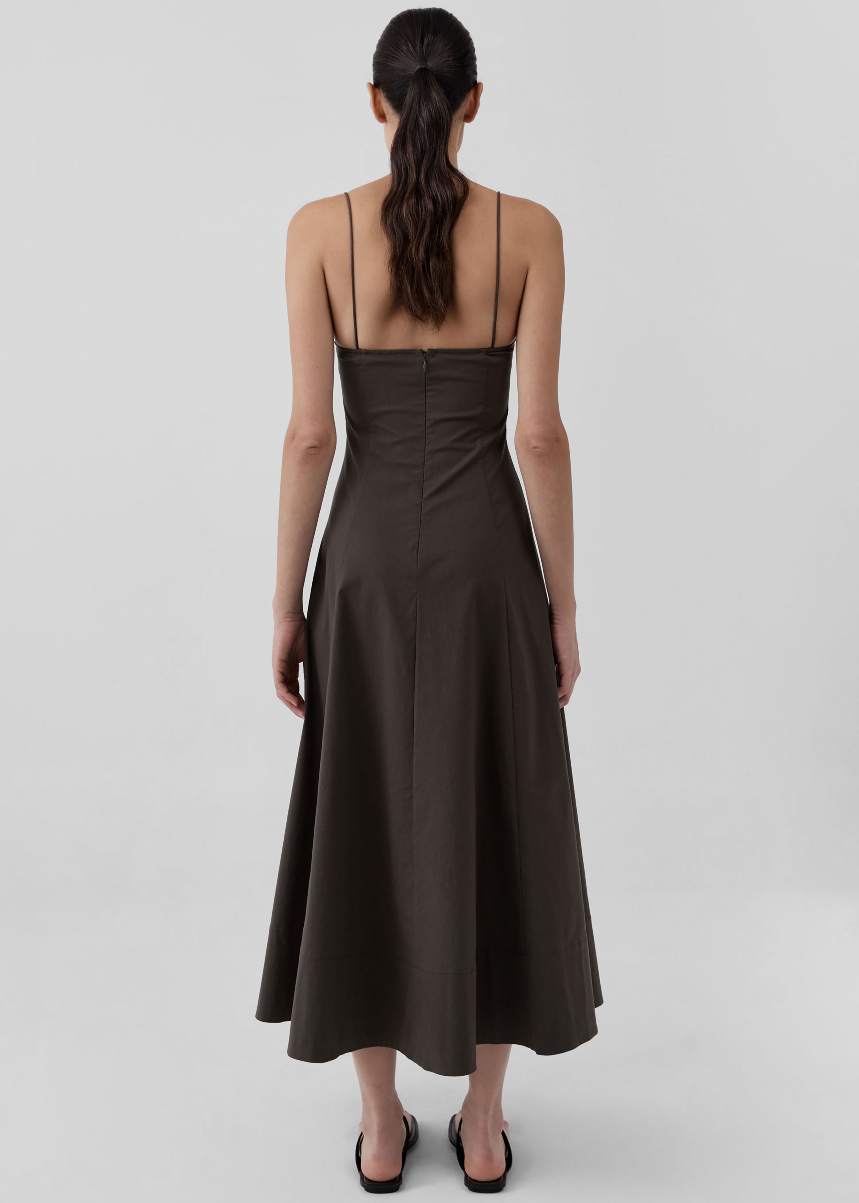 St. Agni robe caraco - Marron - 5