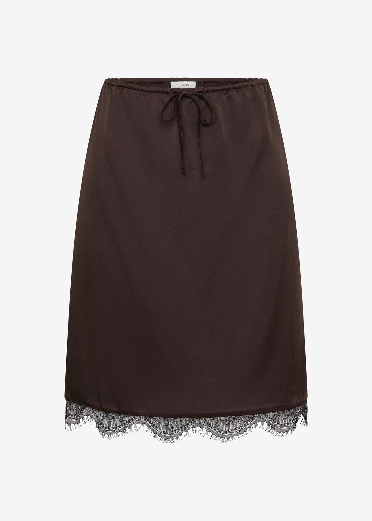 St. Agni Fine Lace Skirt - Bark - 5