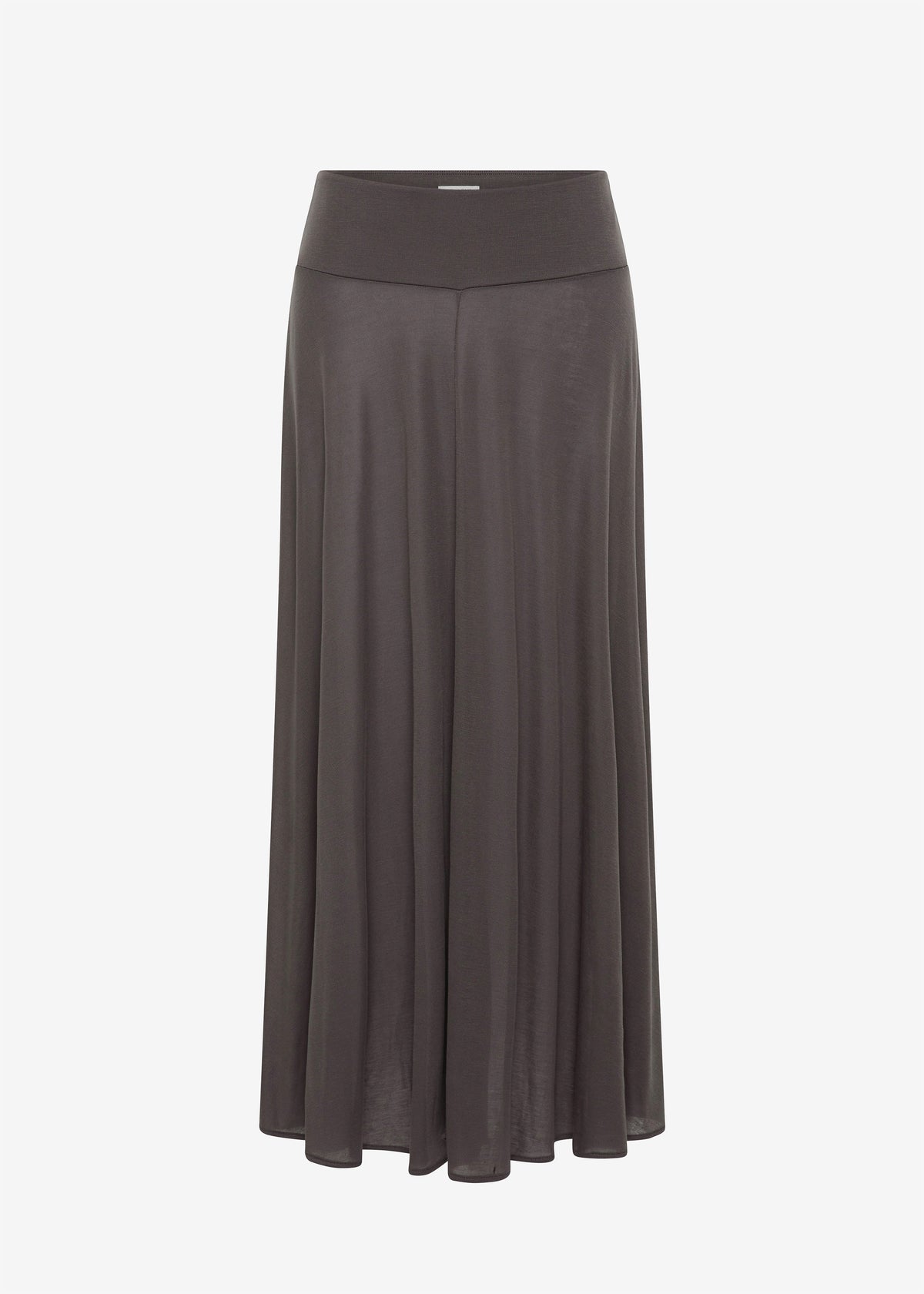 St. Agni Fluid Jersey Skirt - Soot - 6
