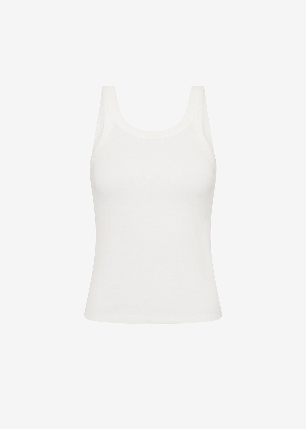 St. Agni Organic Cotton Racer Singlet - White - 5