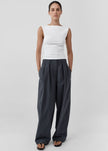 St. Agni Organic Cotton Ballerina Top - White