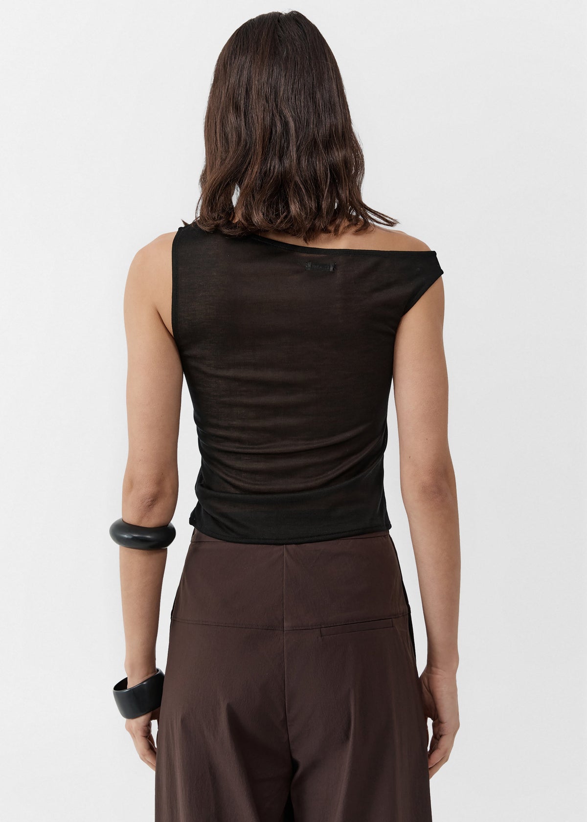 St. Agni Relaxed Pleat Pants - Bark - 5
