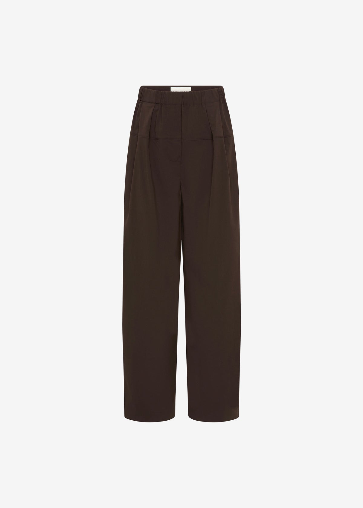 St. Agni Relaxed Pleat Pants - Bark - 5