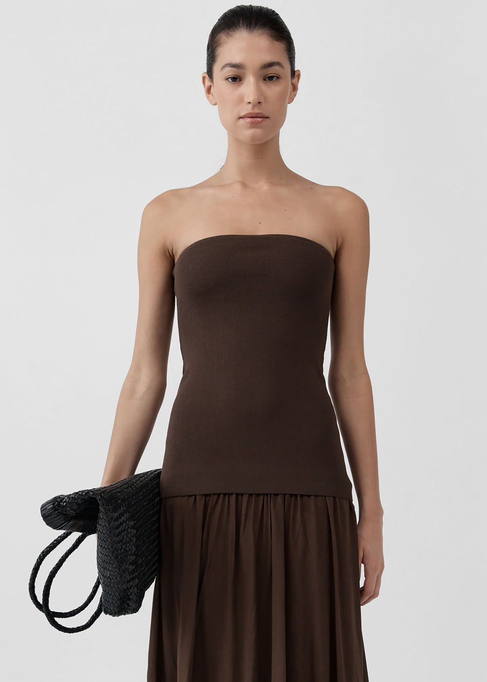 St. Agni robe bustier à effet boule - Cedar - 1