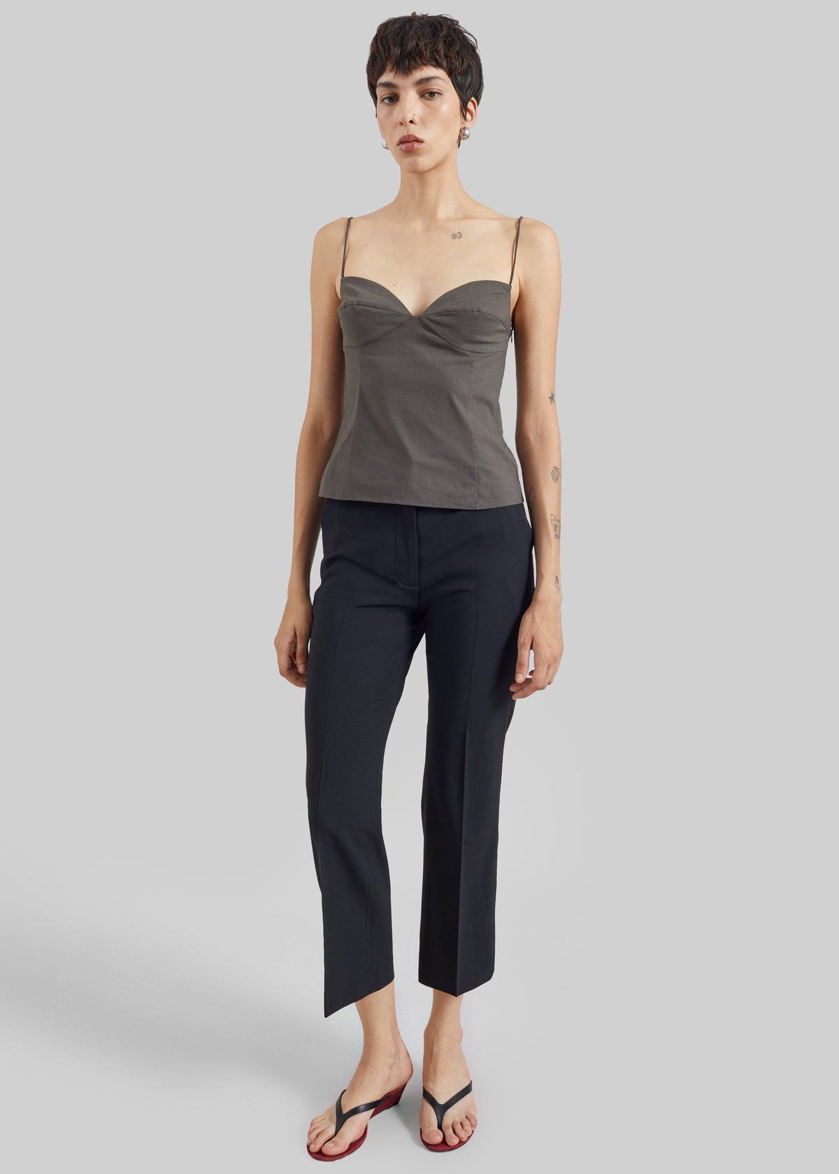St. Agni Studio Cami - Wood - 1