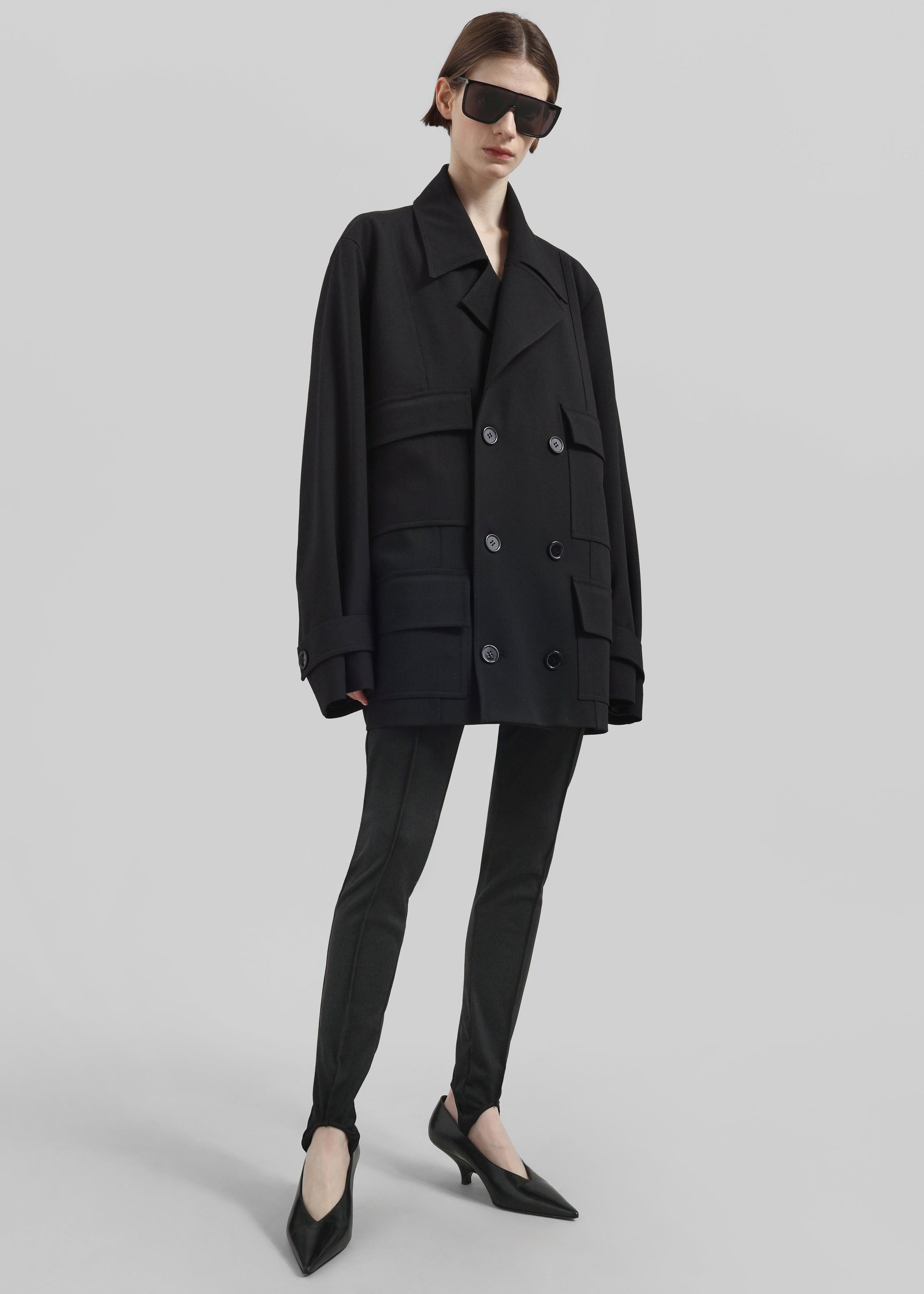 Shop the look image for Stanton Trapeze Jacket - Black