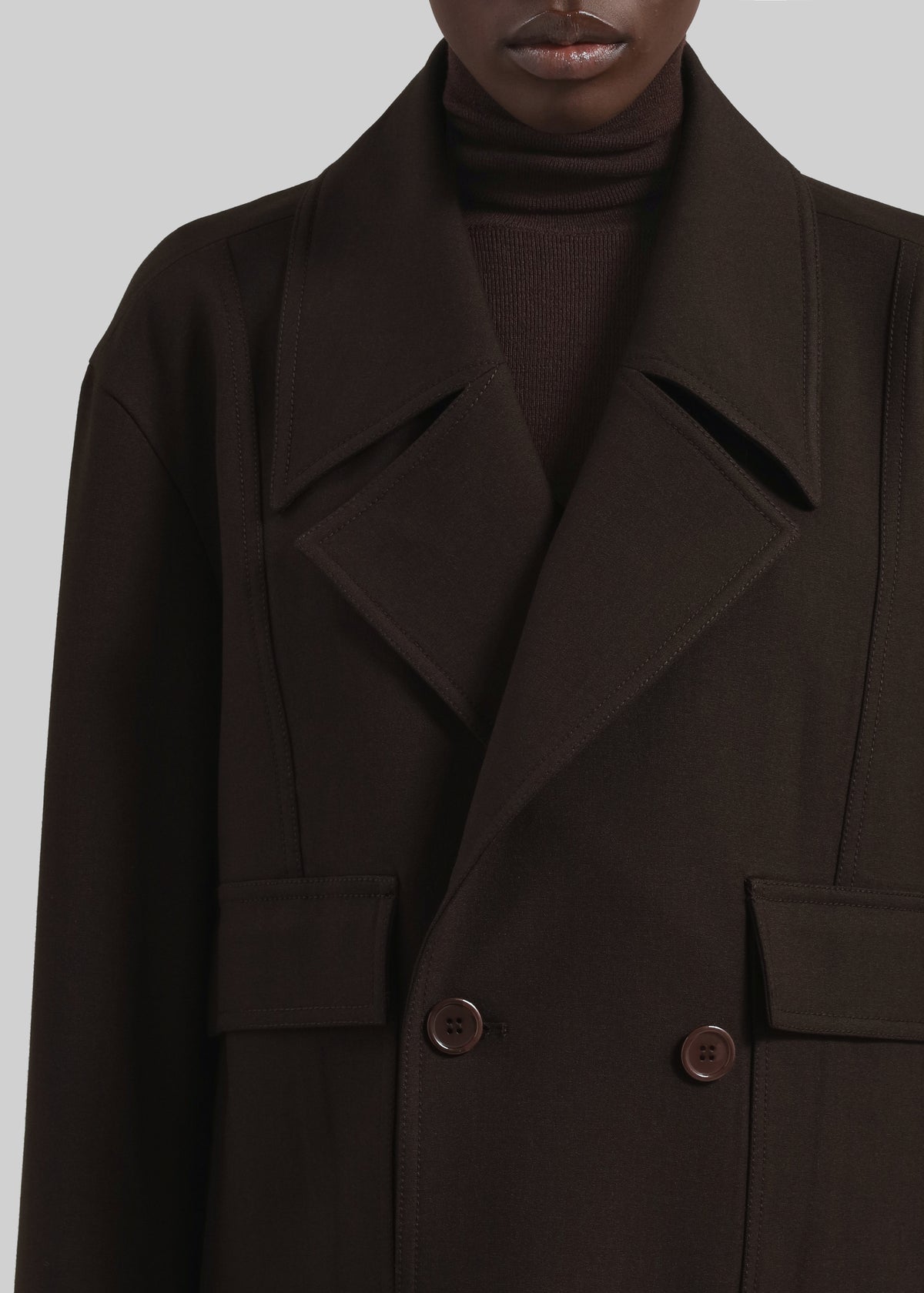 Stanton Trapeze Jacket - Brown - 2