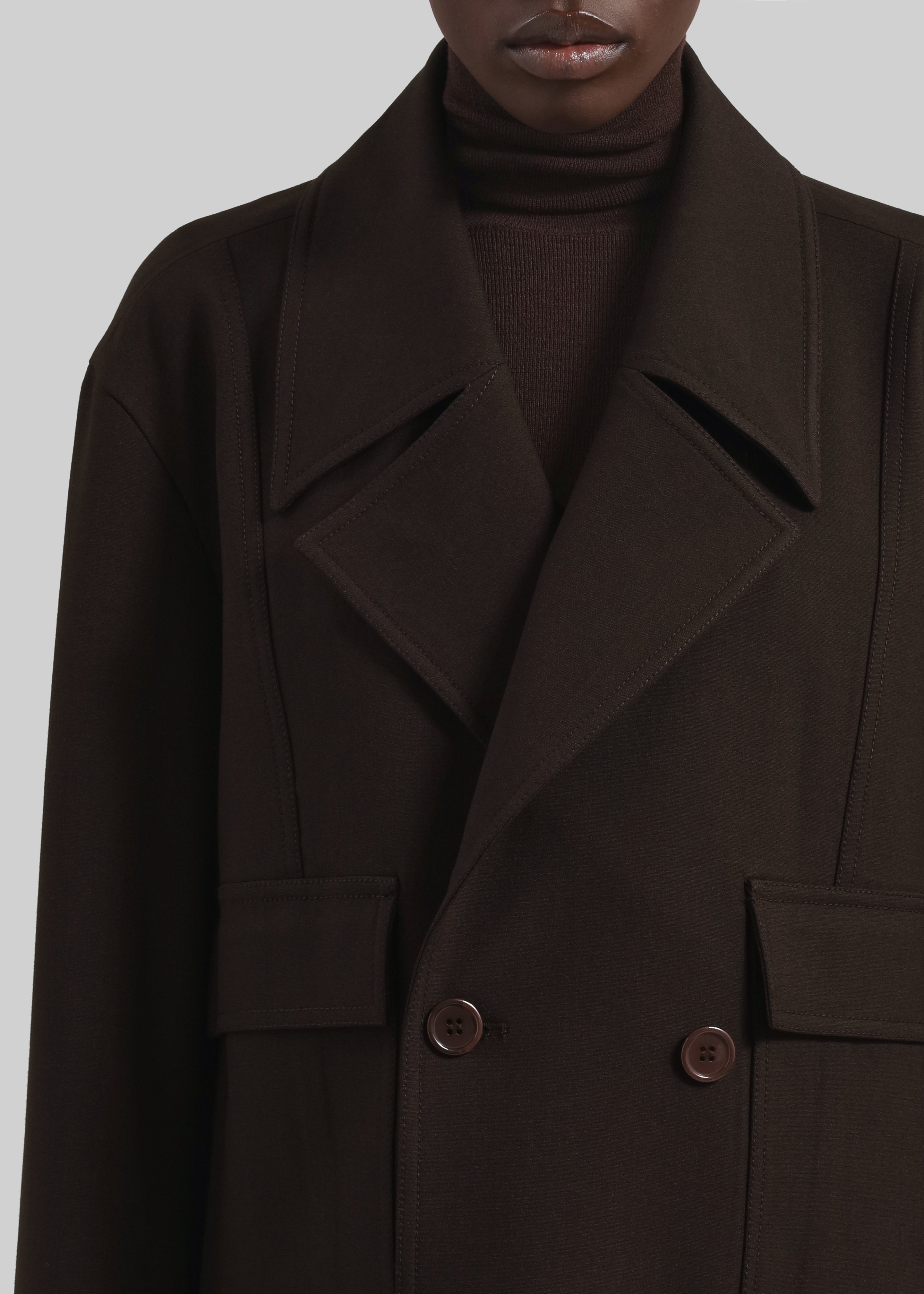 Stanton Trapeze Jacket - Brown - 2