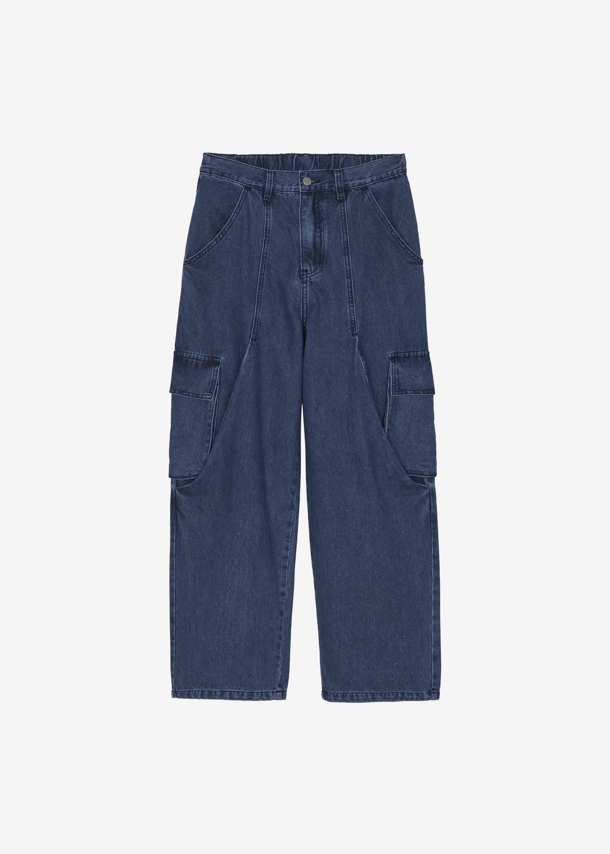 Stobra Cargo Jeans - Medium Wash - 8