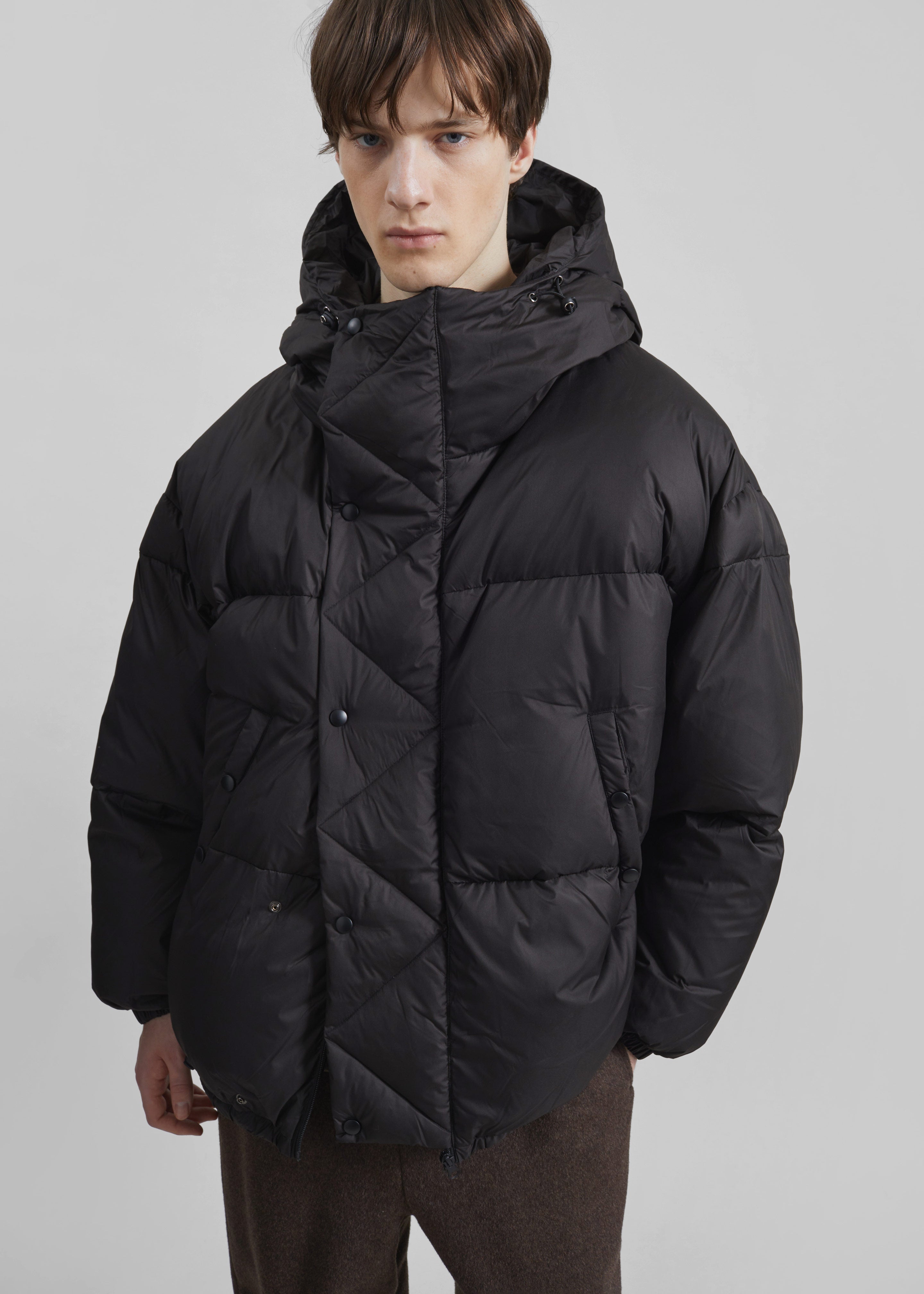 Strabane Puffer Jacket - Black - 1
