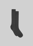Sulza Thin Ribbed Socks - Grey