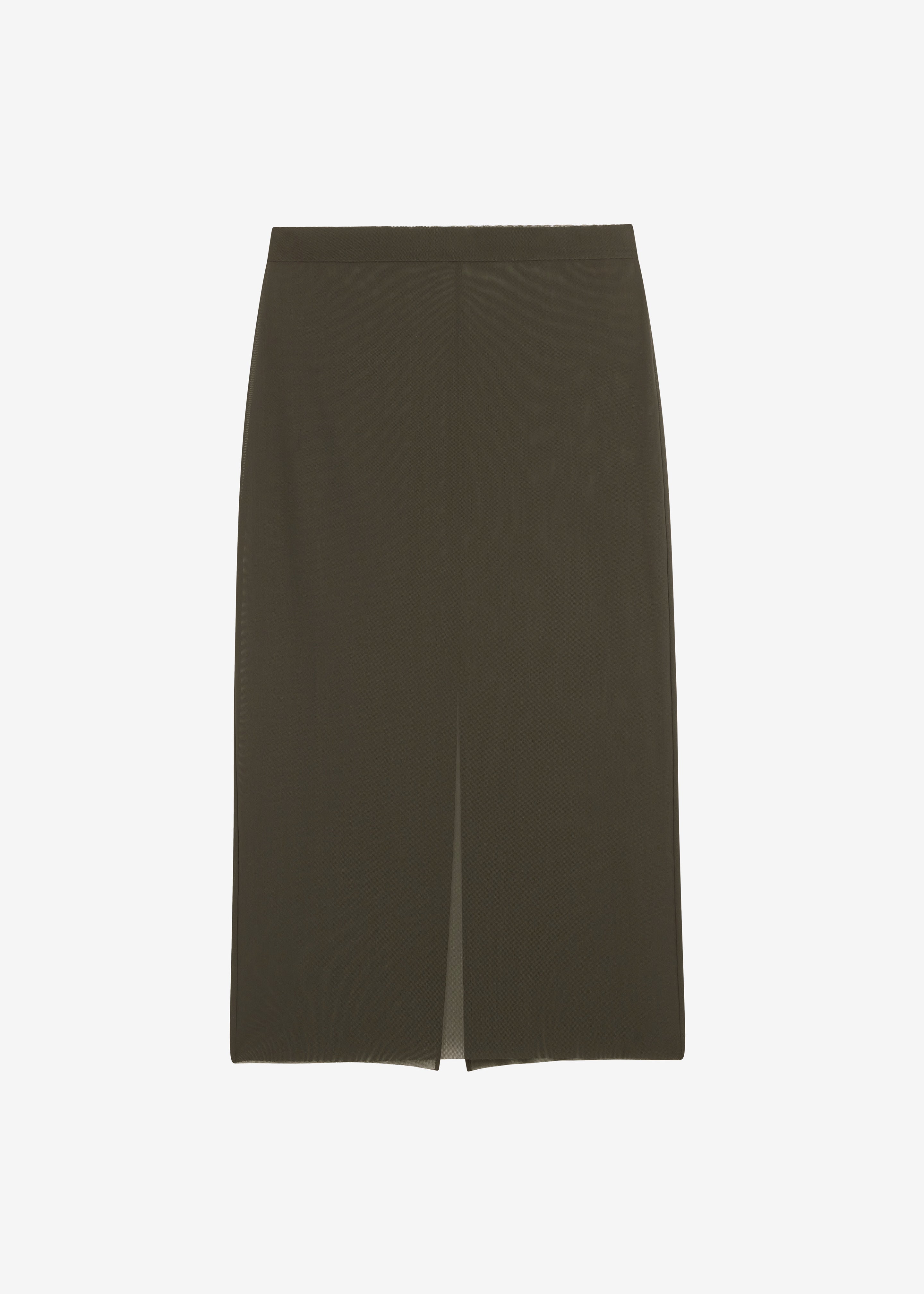 Suva Sheer Skirt - Khaki - 10