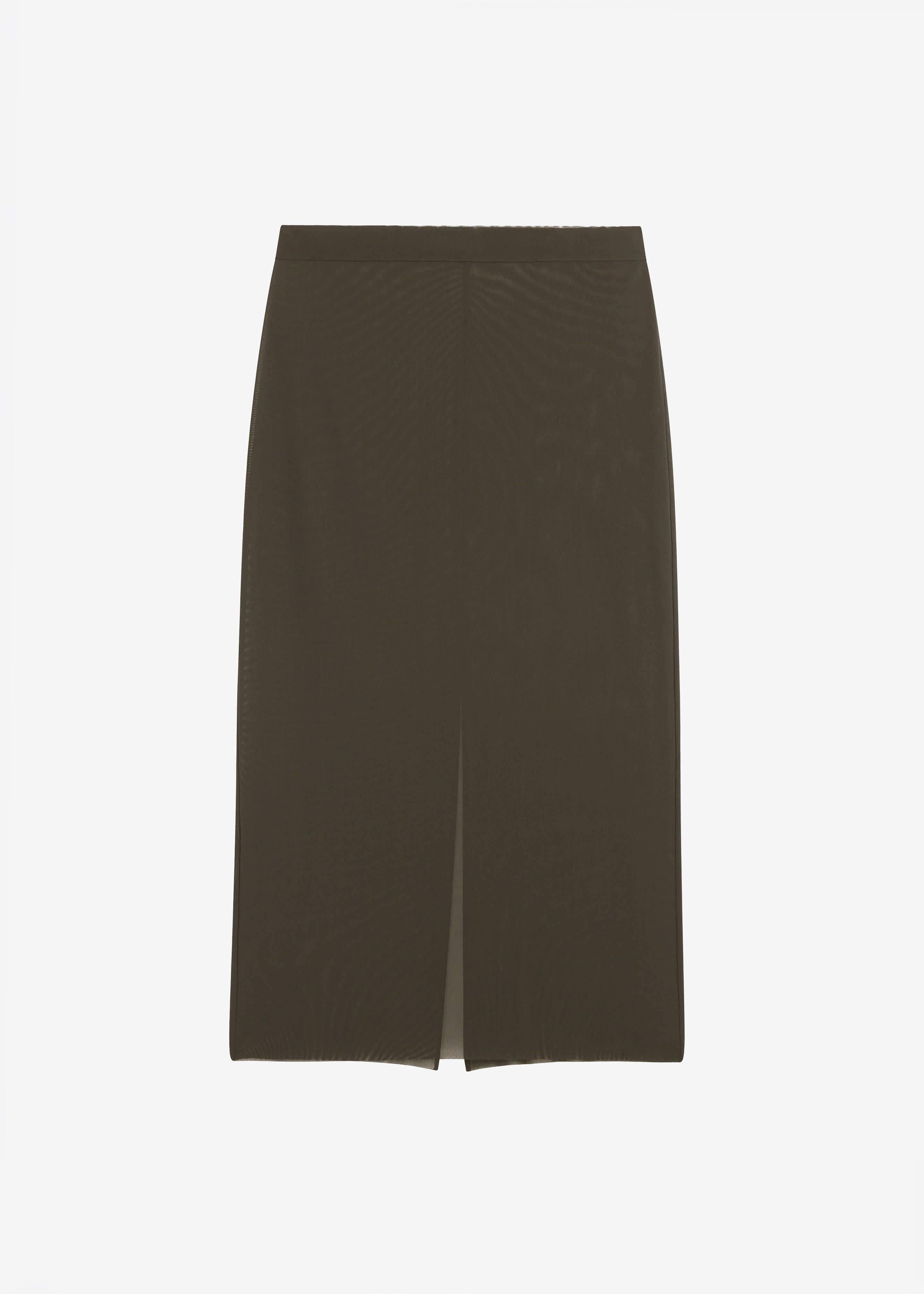 Suva Sheer Skirt - Khaki - 10