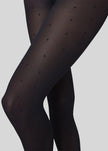 Swedish Stockings Doris Dots Tights - Black