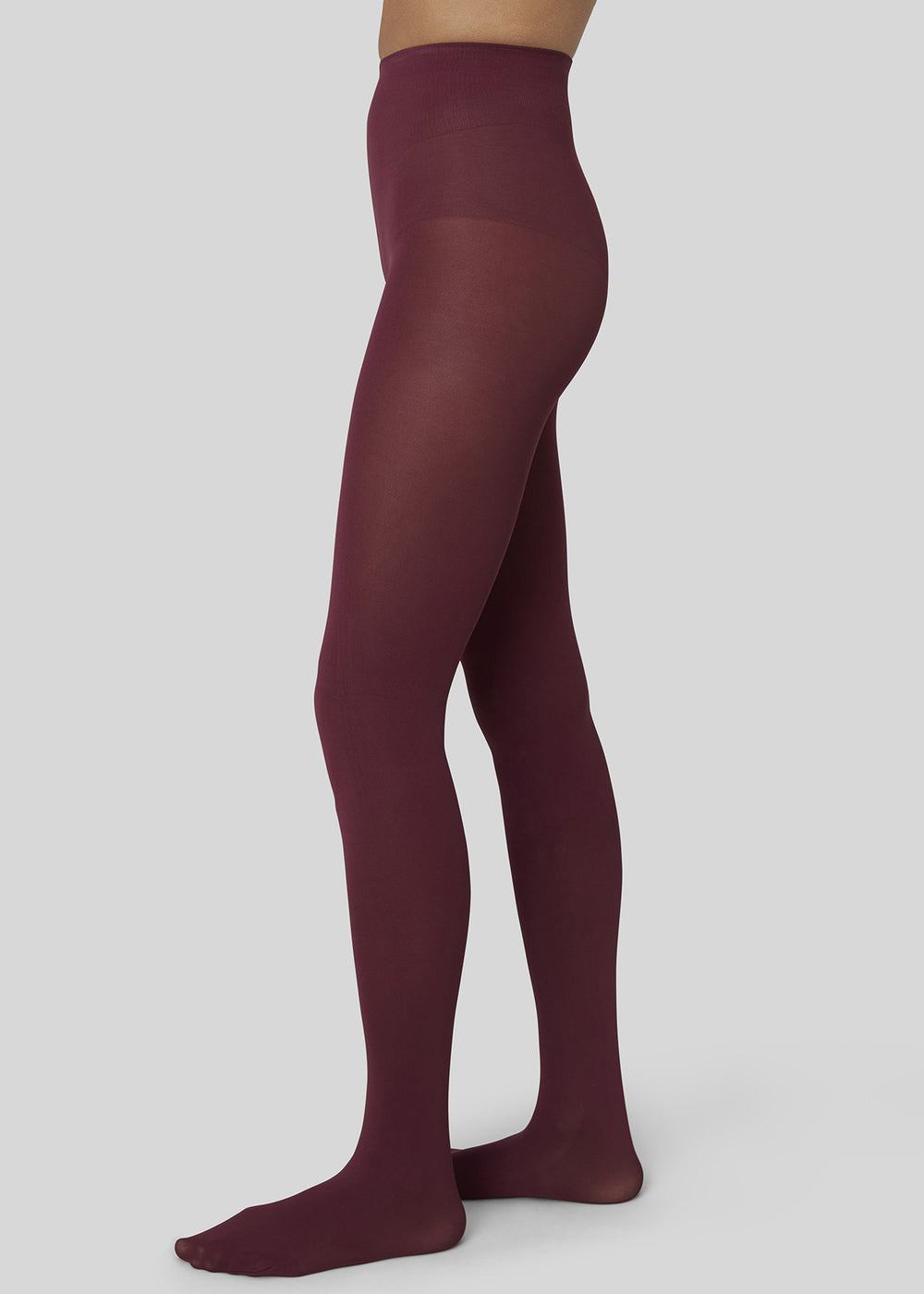 Swedish Stockings Olivia Premium Tights - Deep Red