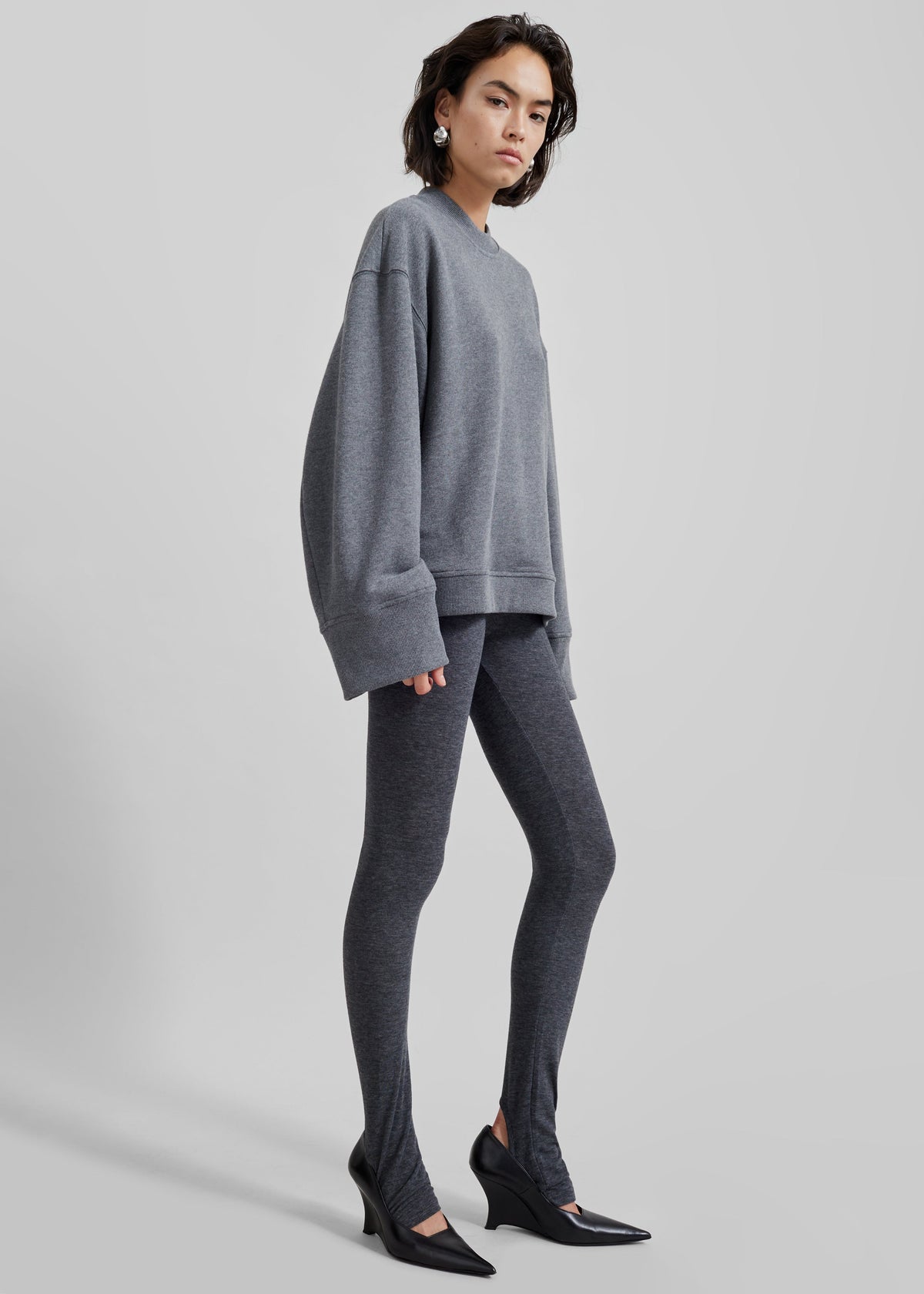 Talia Sweatshirt - Dark Grey - 4