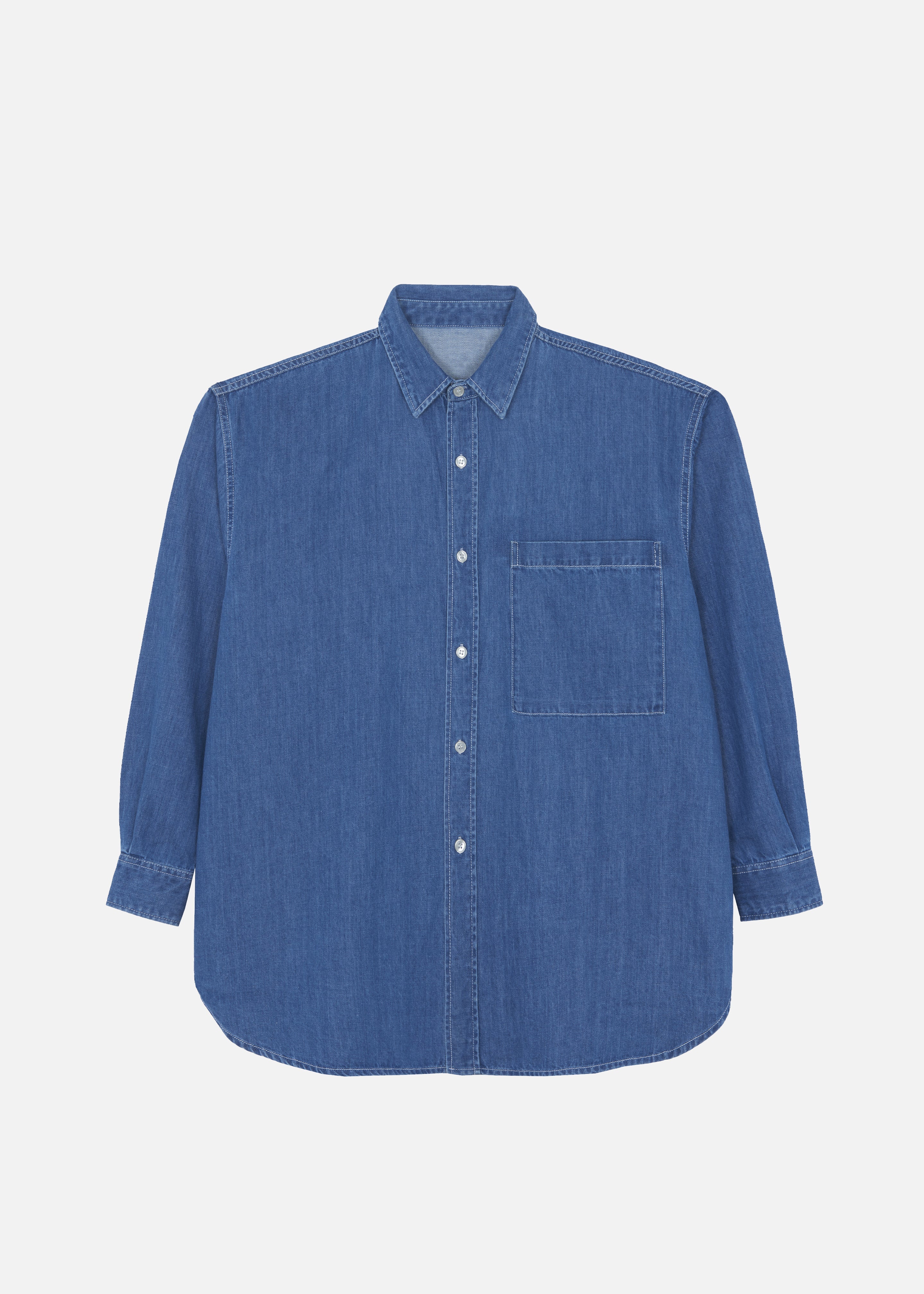 Tanner Denim Shirt - Medium Wash - 8