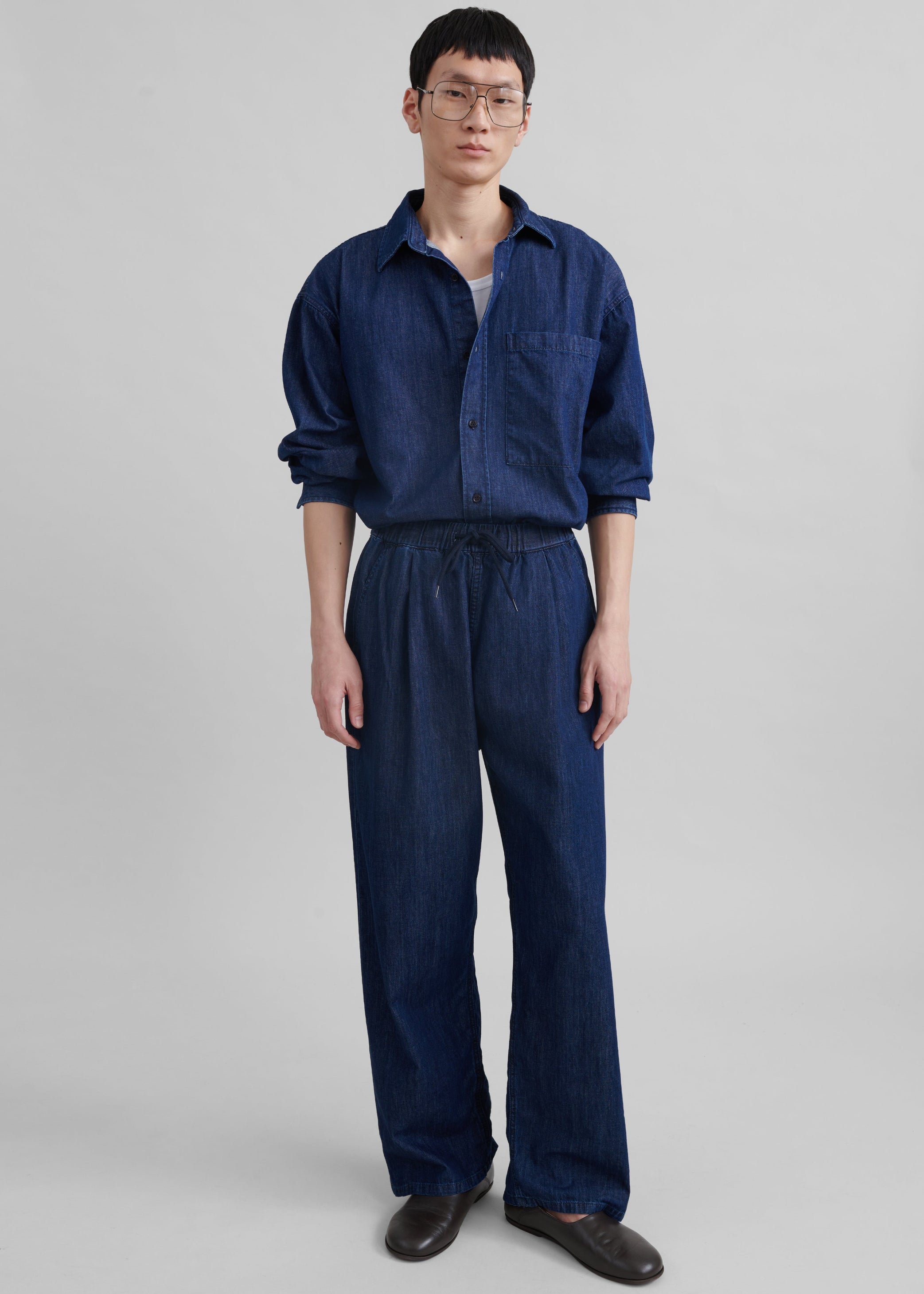 Shop the look image for Tanner Denim Shirt - Raw Wash