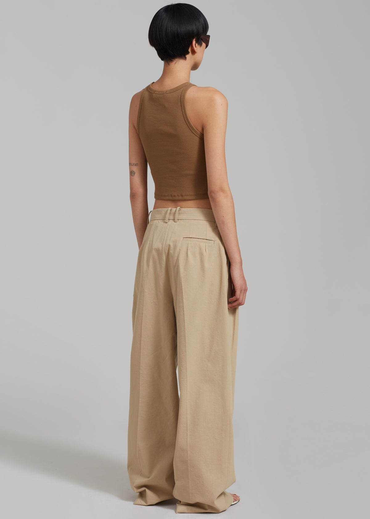 Tansy Cotton Pants - Camel - 8