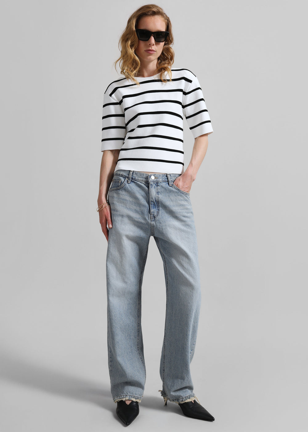 Tarmi Straight Leg Jeans - Light Wash