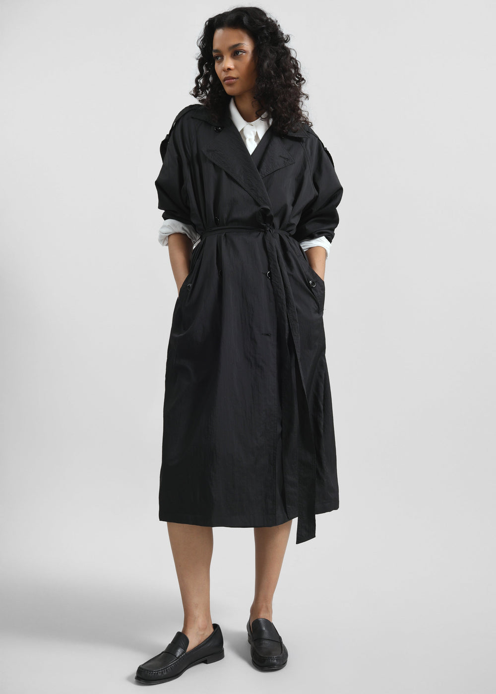 Tarnby Light Trench - Black - 1