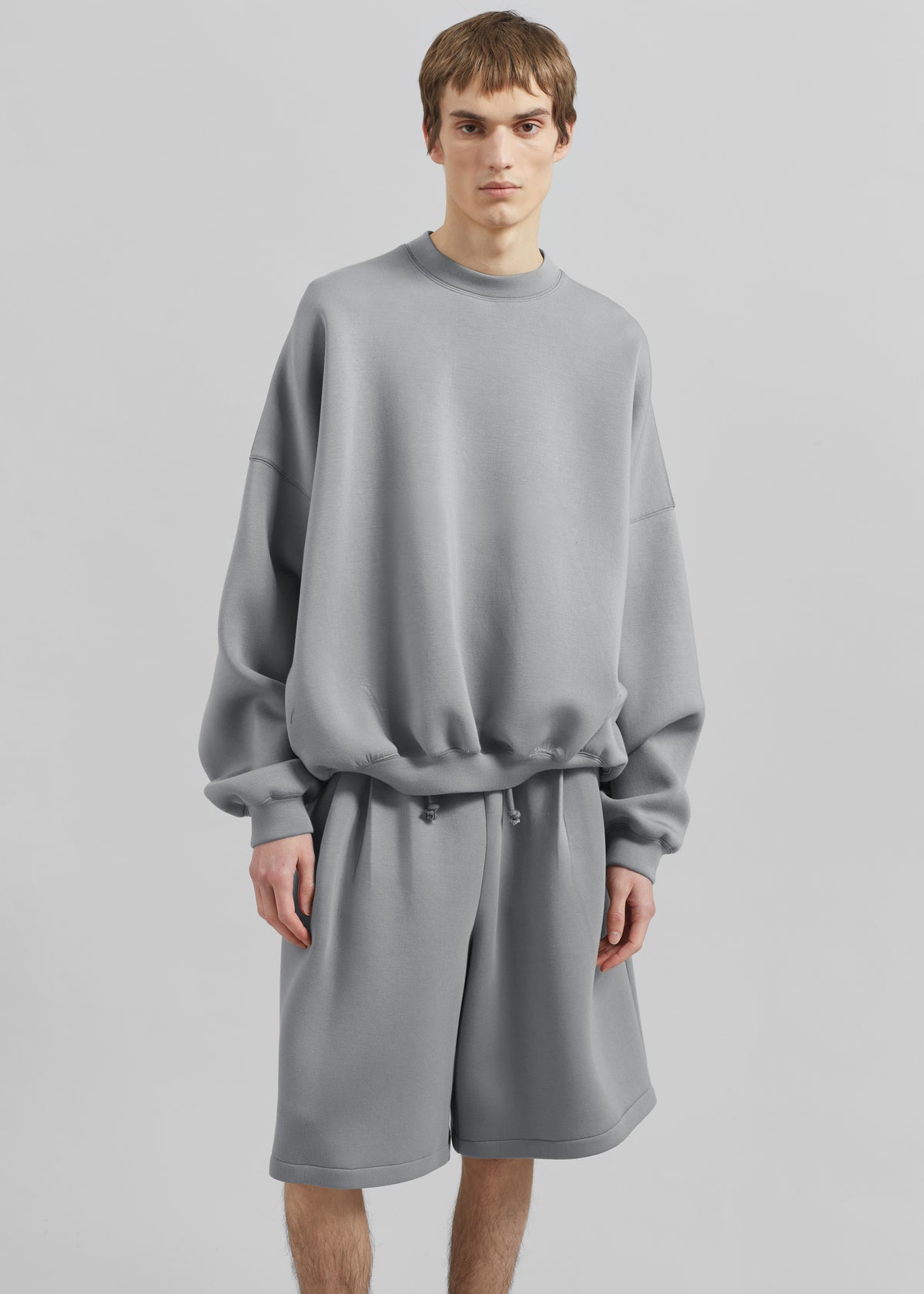 Tate Sweat Shorts - Grey - 5