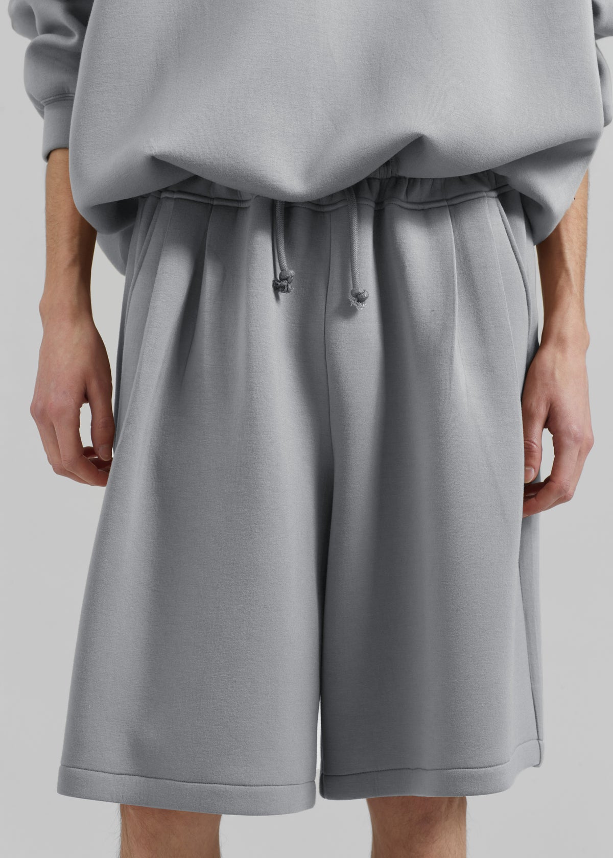 Tate Sweat Shorts - Grey - 3