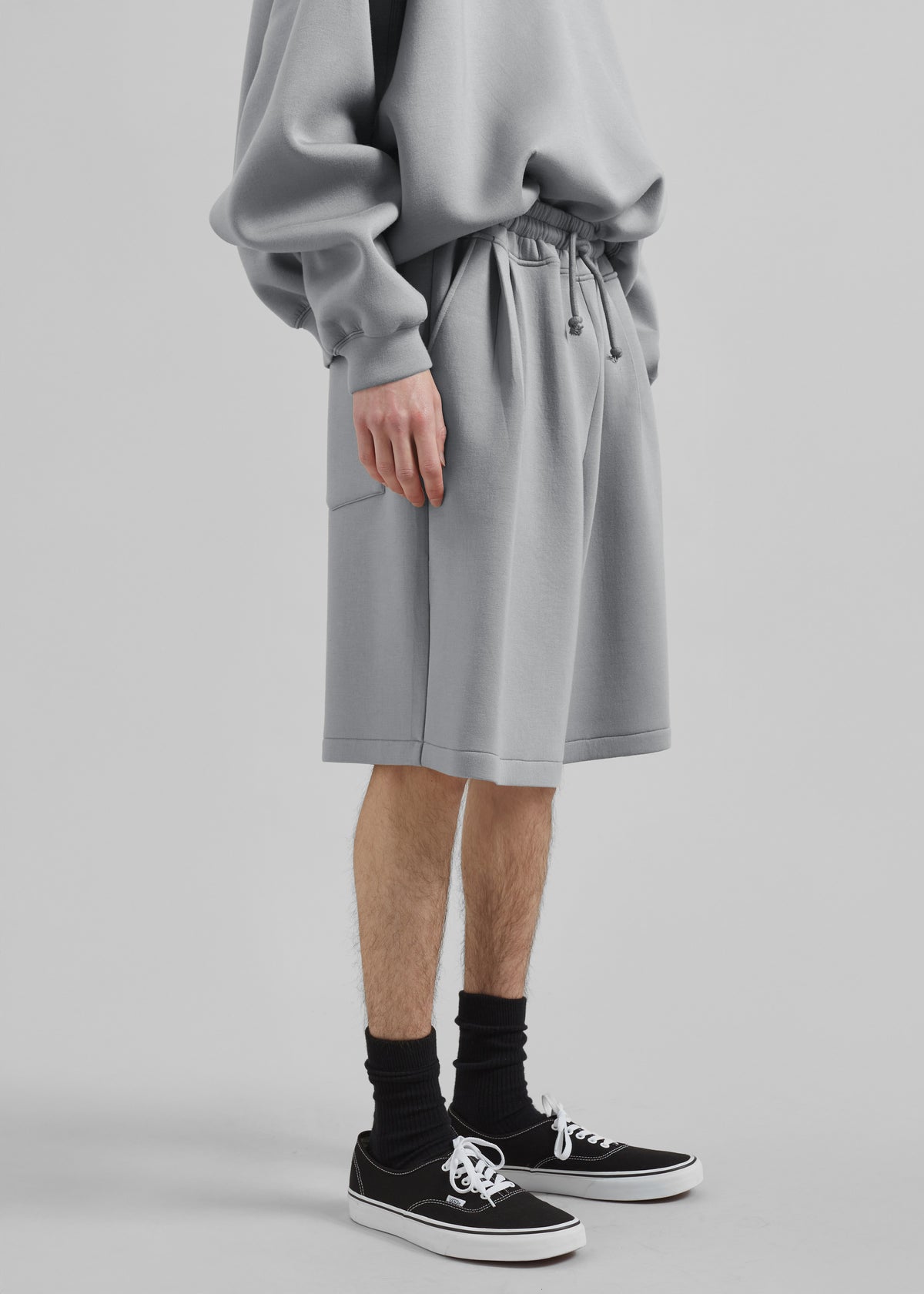 Tate Sweat Shorts - Grey - 4