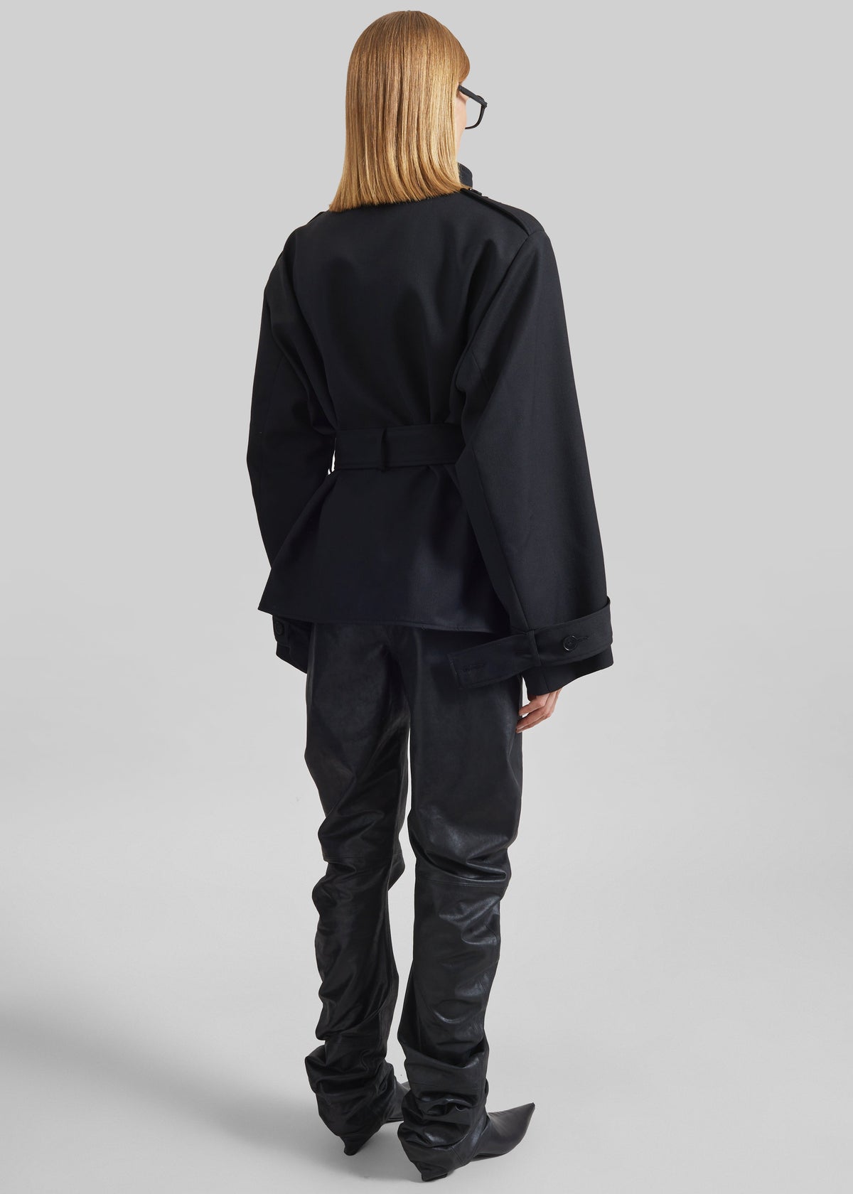 Veste Tavea ceinturée - Noir