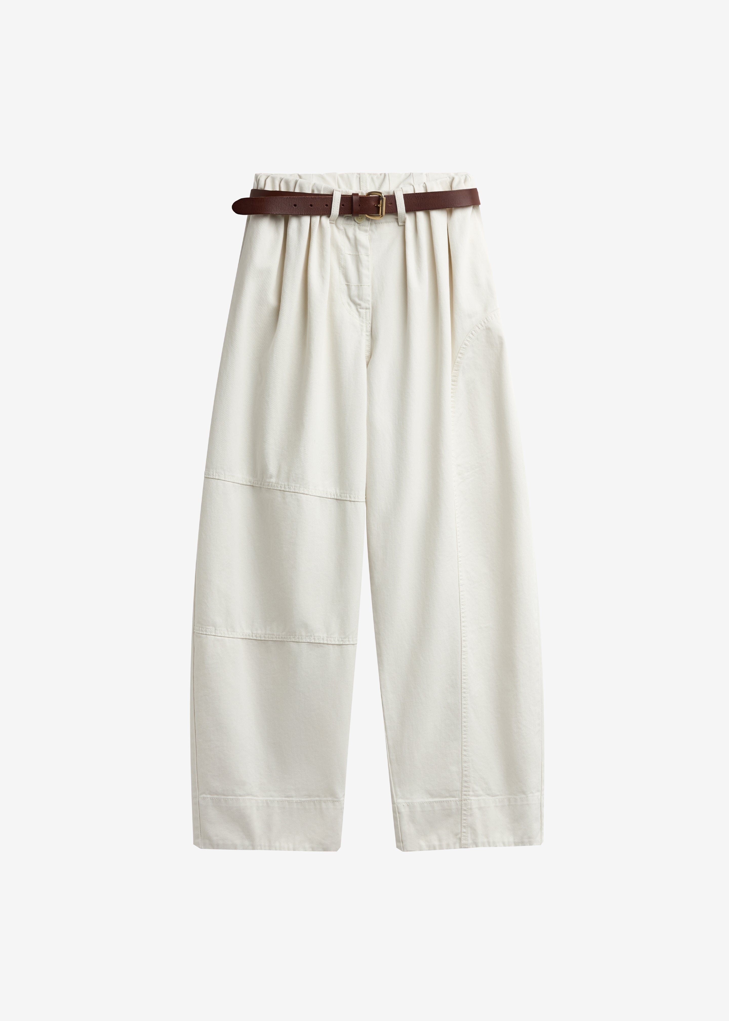 Teano Curved Pants - Off White – The Frankie Shop Europe