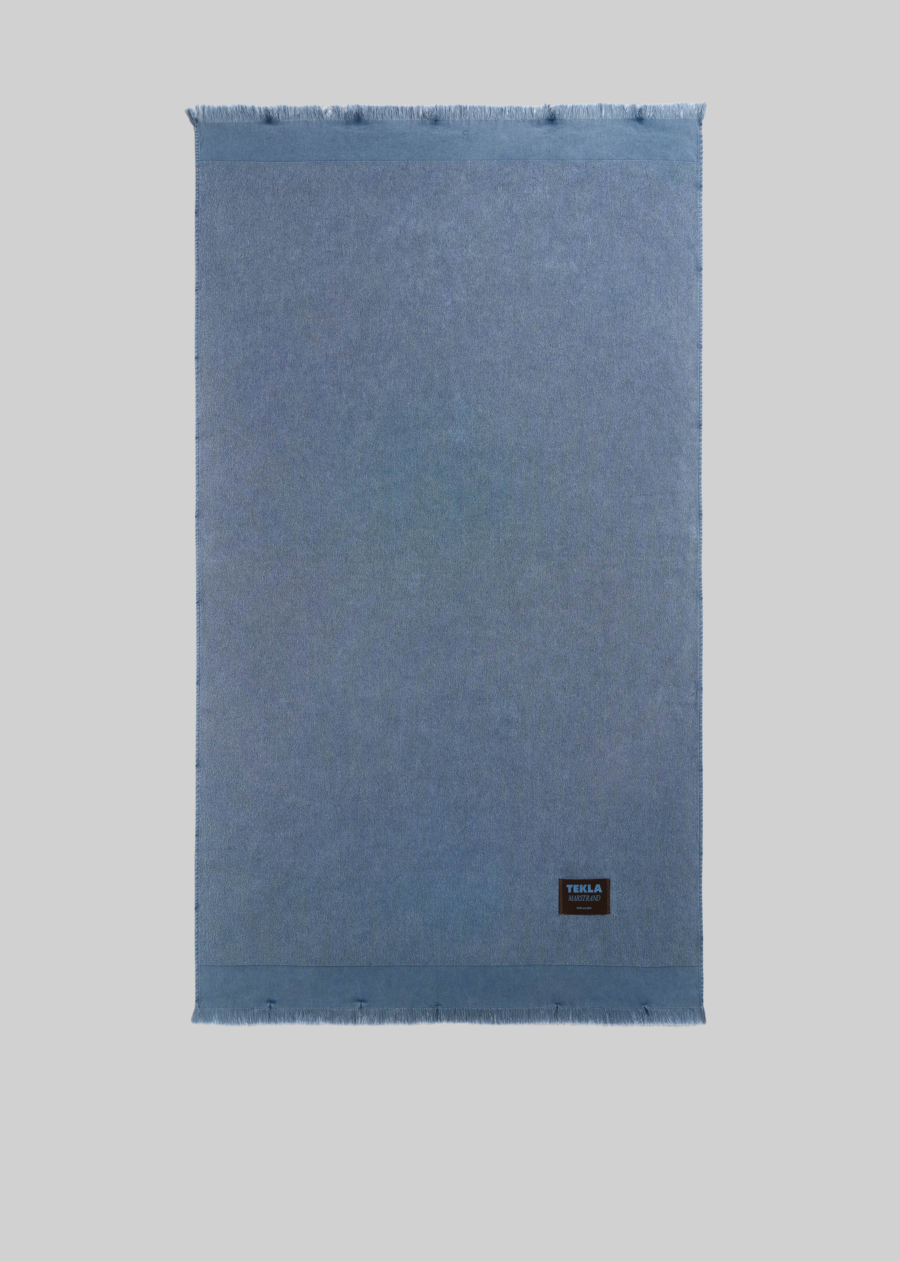 Tekla Beach Towel - Sun Bleached Navy - 4
