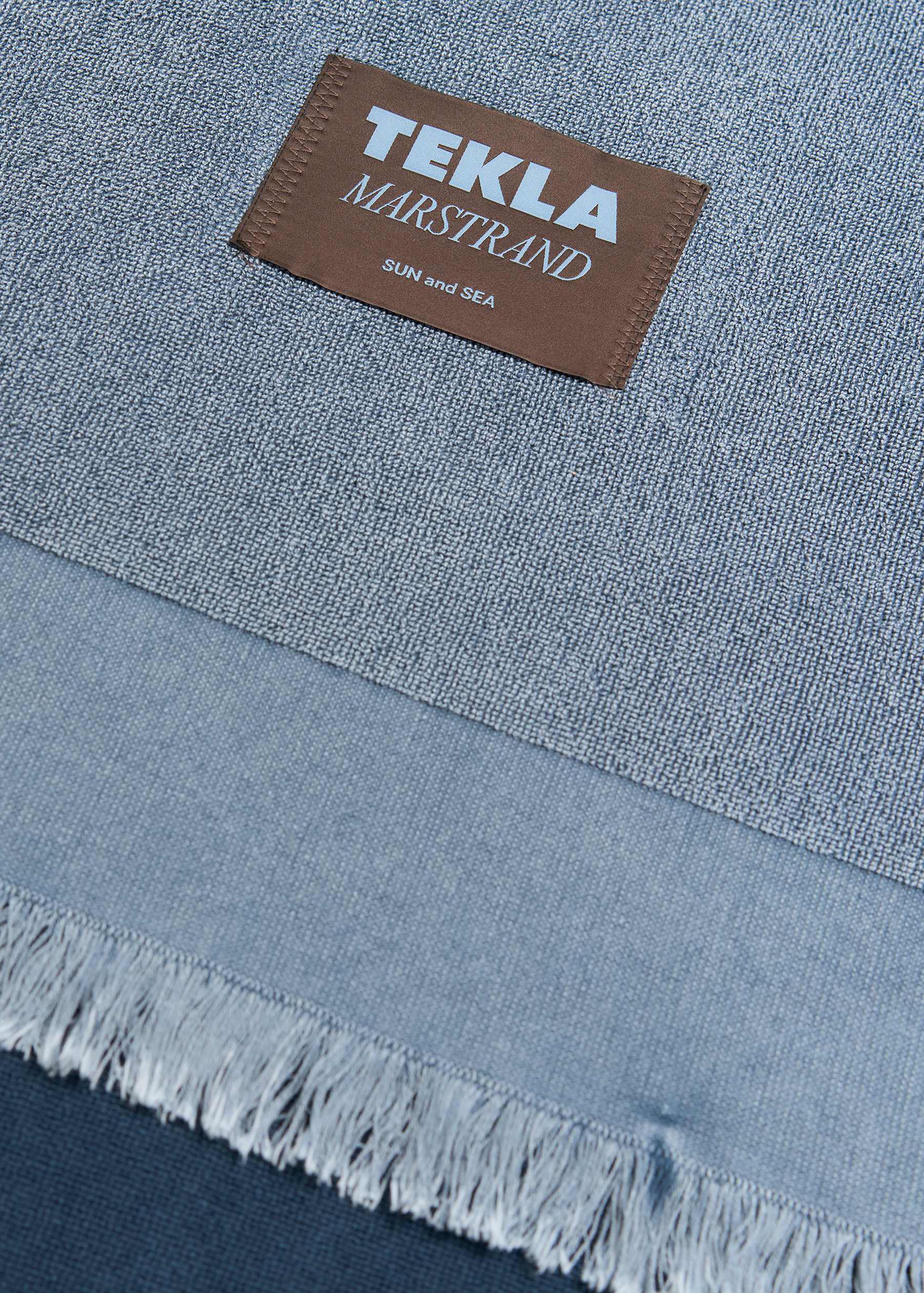 Tekla Beach Towel - Sun Bleached Navy - 3