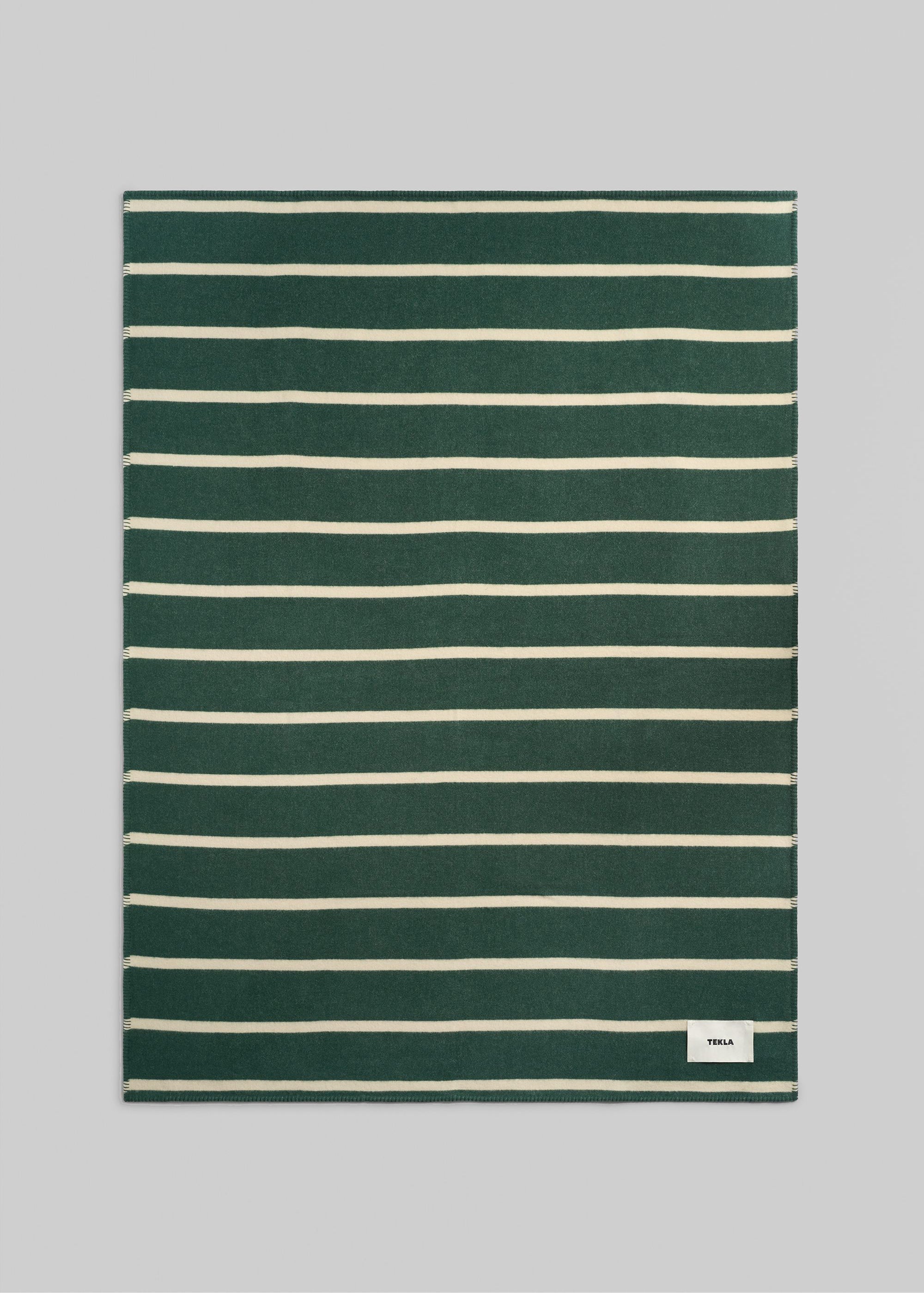 Tekla Lambswool Blanket - Rugby Stripes - 3