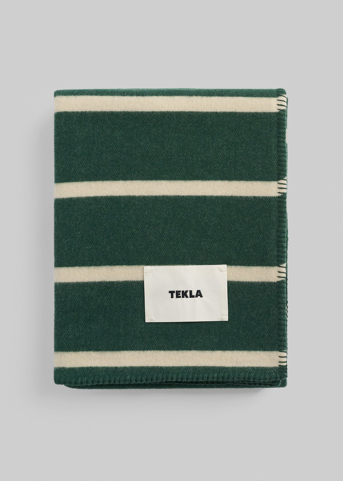 Tekla Lambswool Blanket - Rugby Stripes - 1